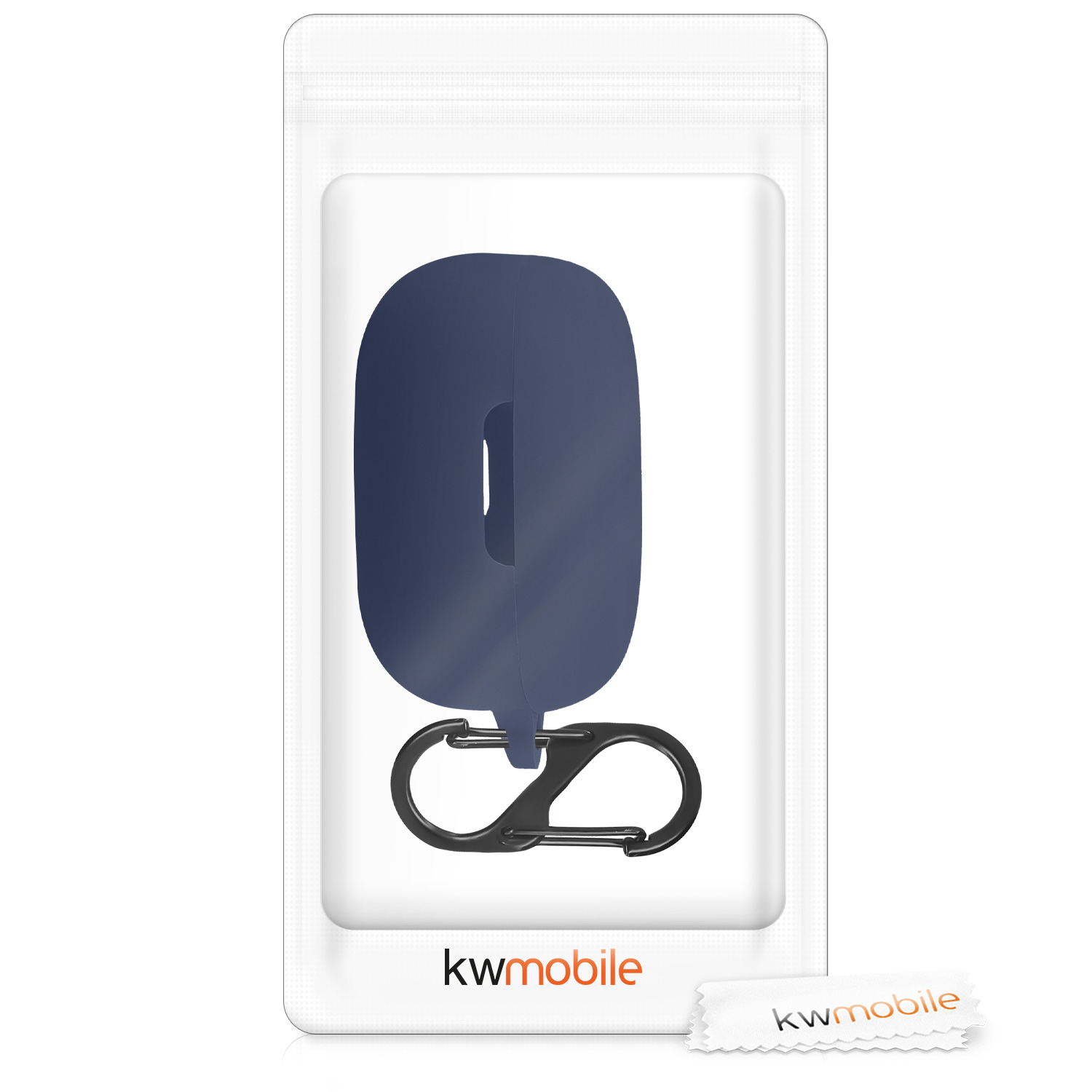 Pouzdro na sluchátka kwmobile pro JBL Live Pro Plus, tmavě modrá