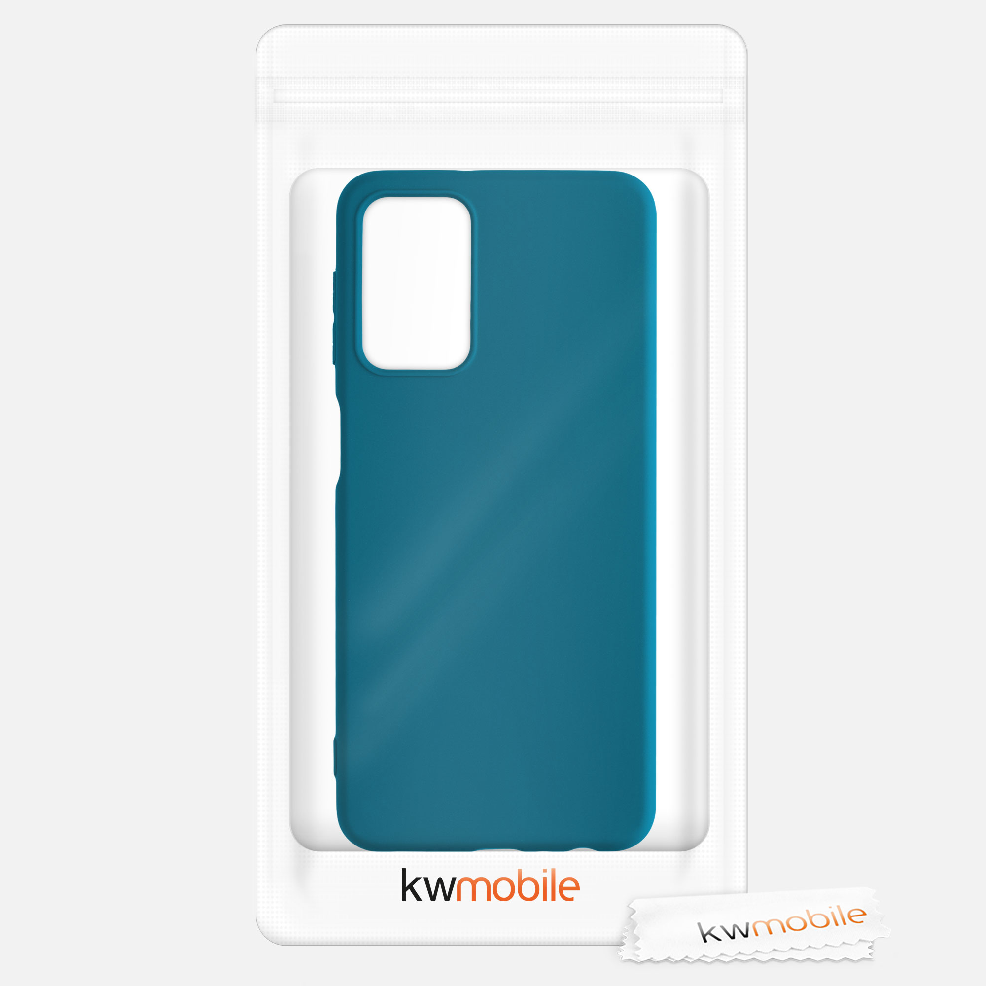 Kryt na mobil Samsung Galaxy A32 5G kwmobile TPU Karibská modrá