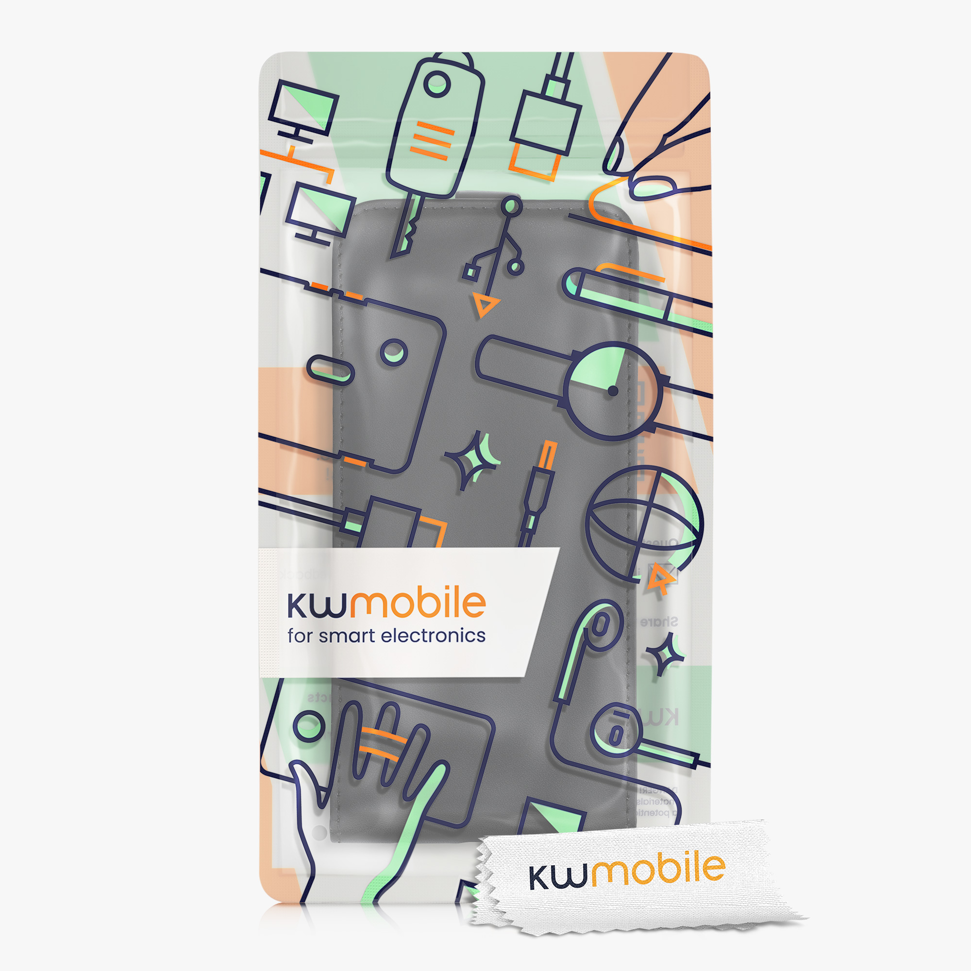 Flip pouzdro Samsung Galaxy A32 5G kwmobile PU kůže vertikální s magnetem Černá