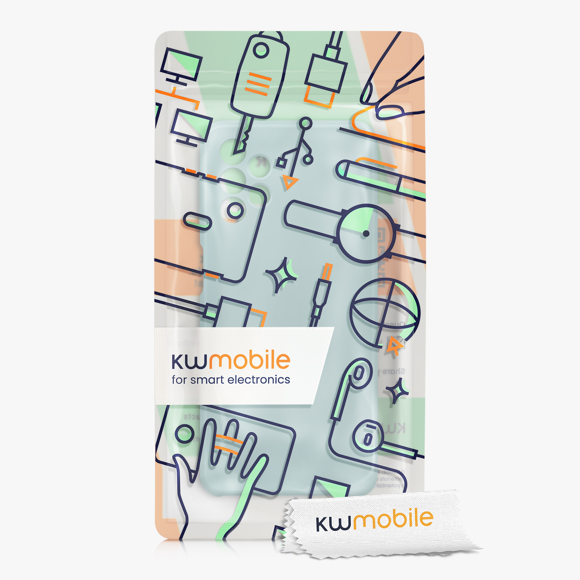 Kryt na mobil Samsung Galaxy A32 5G kwmobile TPU Chladná mátová