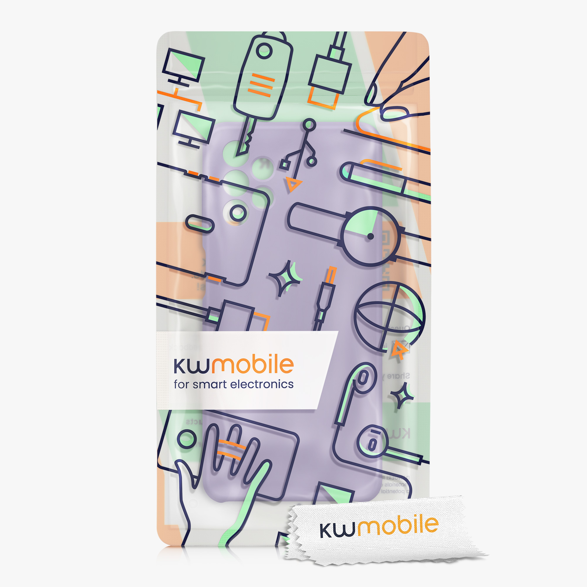 Kryt na mobil Samsung Galaxy A32 5G kwmobile TPU Fialová