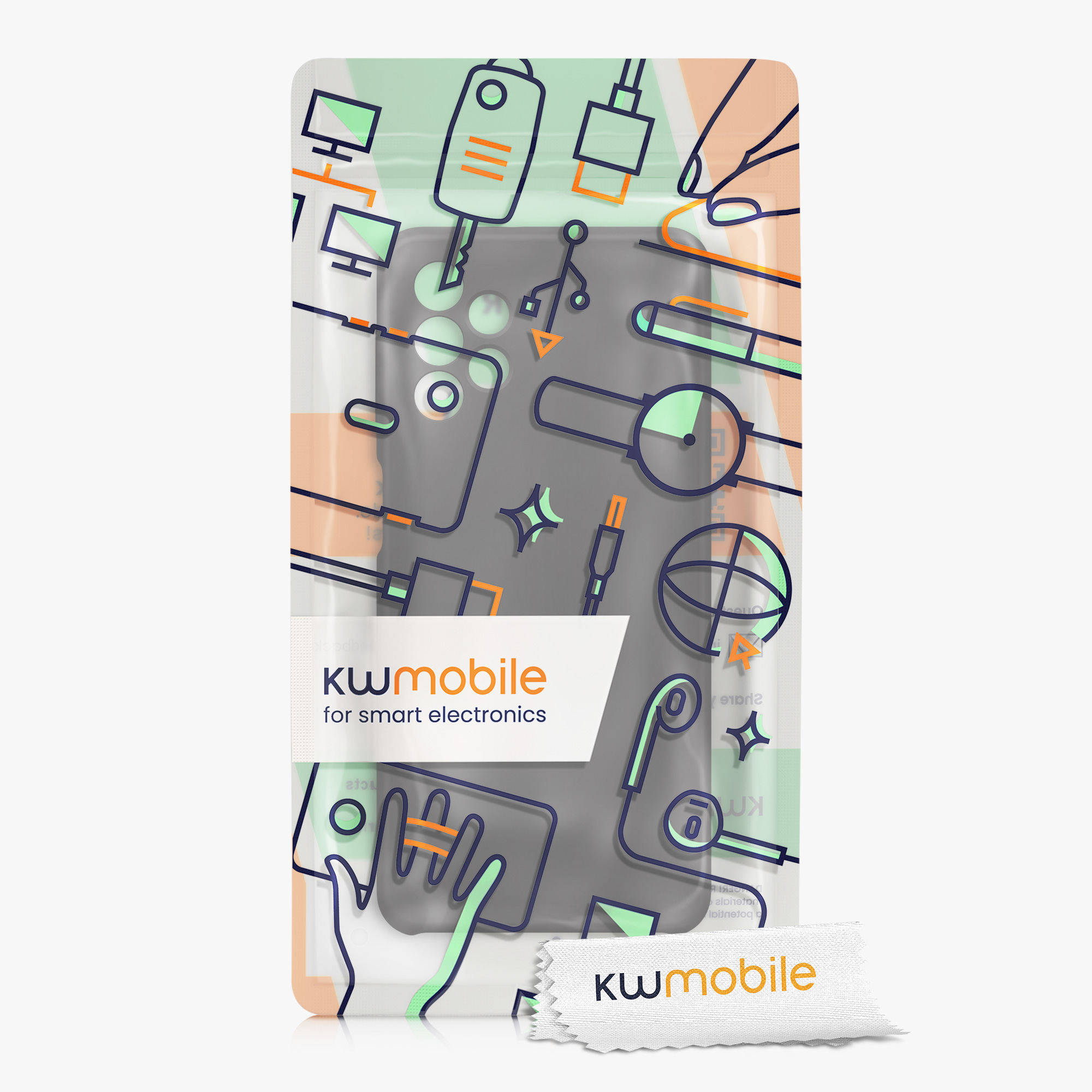 Kryt na mobil Samsung Galaxy A32 5G kwmobile TPU Matná černá