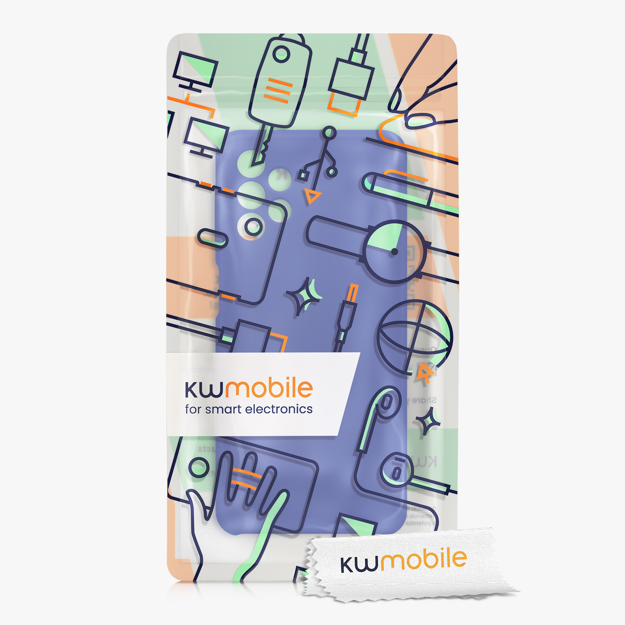 Kryt na mobil Samsung Galaxy A32 5G kwmobile TPU Baltická modrá