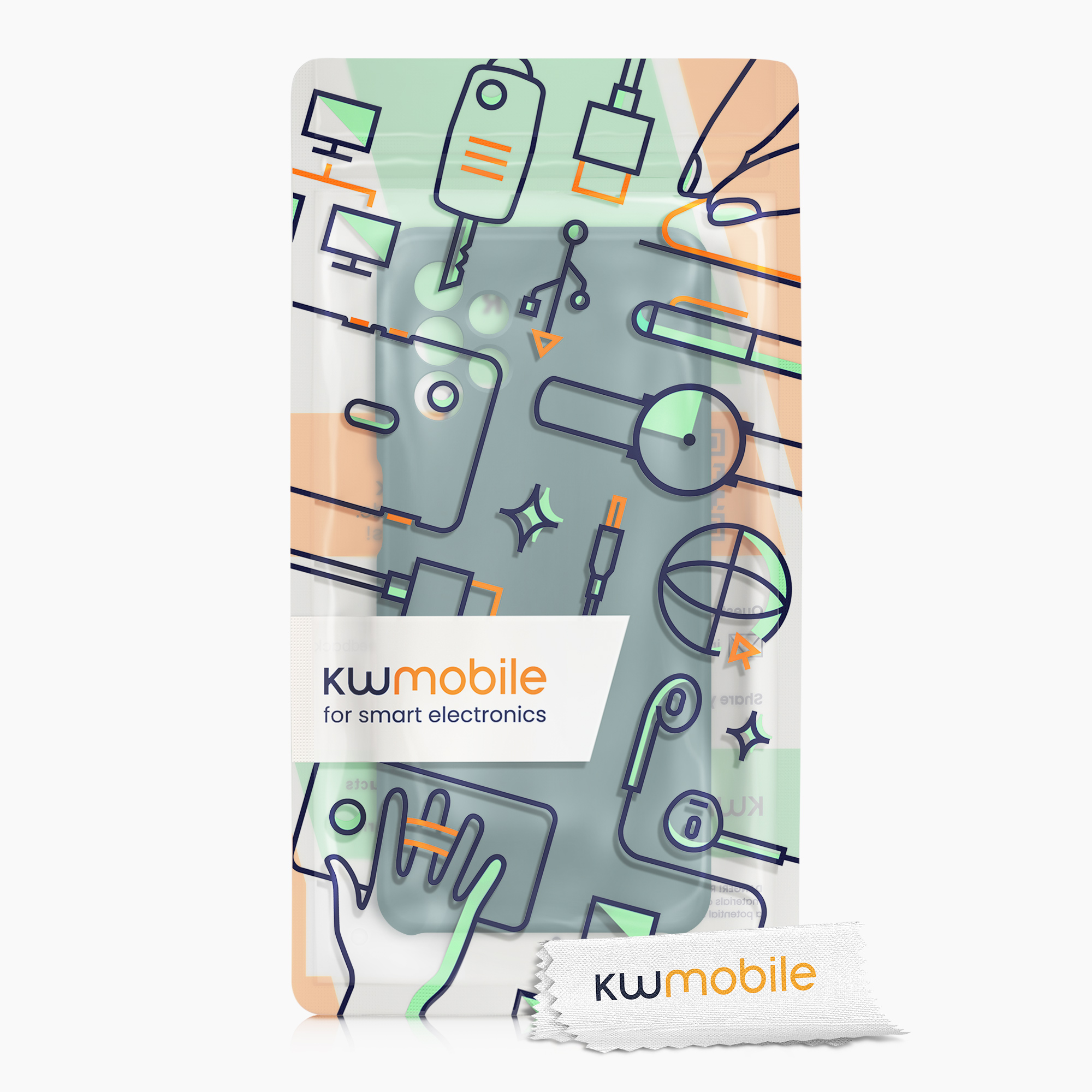 Kryt na mobil Samsung Galaxy A32 5G kwmobile TPU Arktická noc