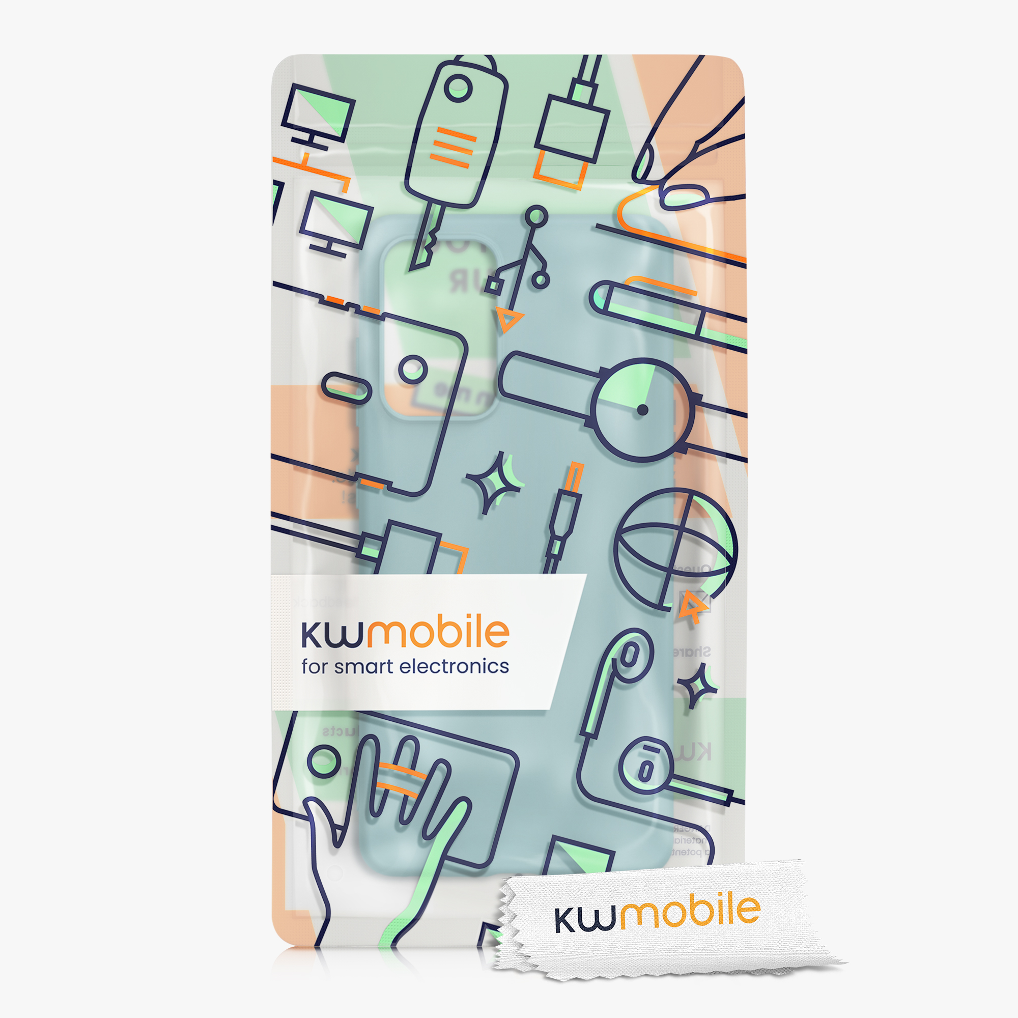Kryt na mobil Samsung Galaxy A52 / A52 5G / A52s 5G kwmobile TPU Arktická noc