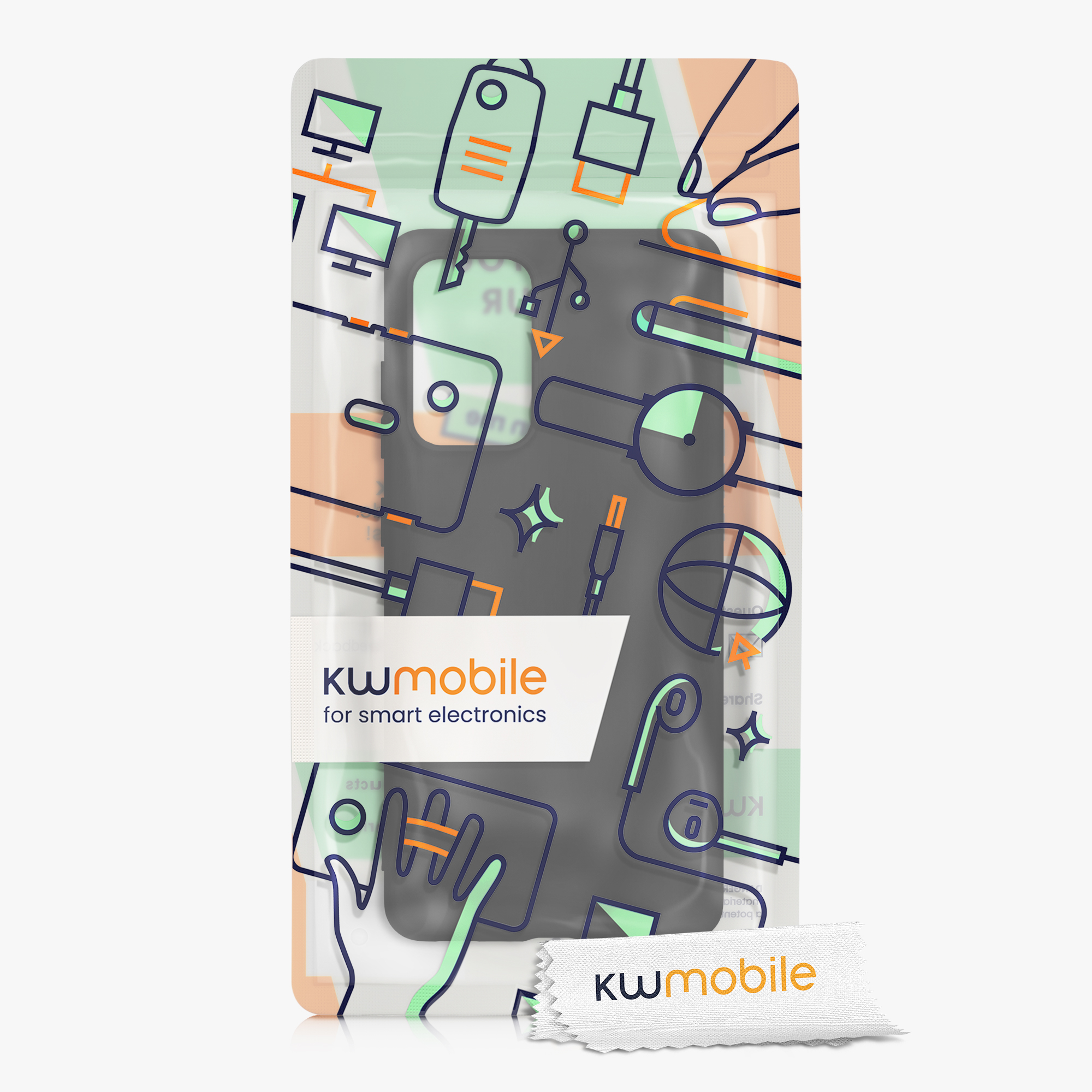 Kryt na mobil Samsung Galaxy A52 / A52 5G / A52s 5G kwmobile TPU Matná černá