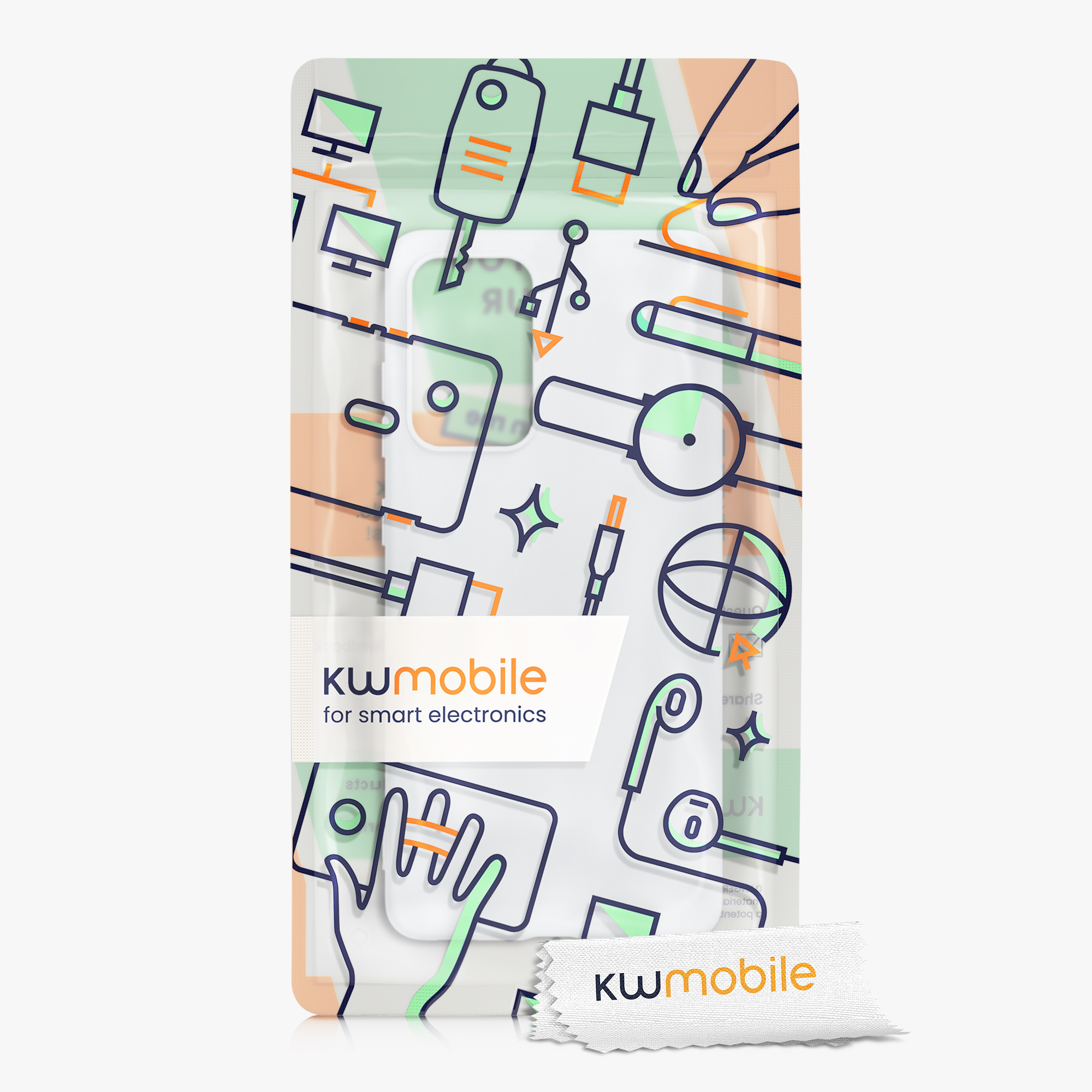 Kryt na mobil Samsung Galaxy A52 / A52 5G / A52s 5G kwmobile TPU Matná bílá