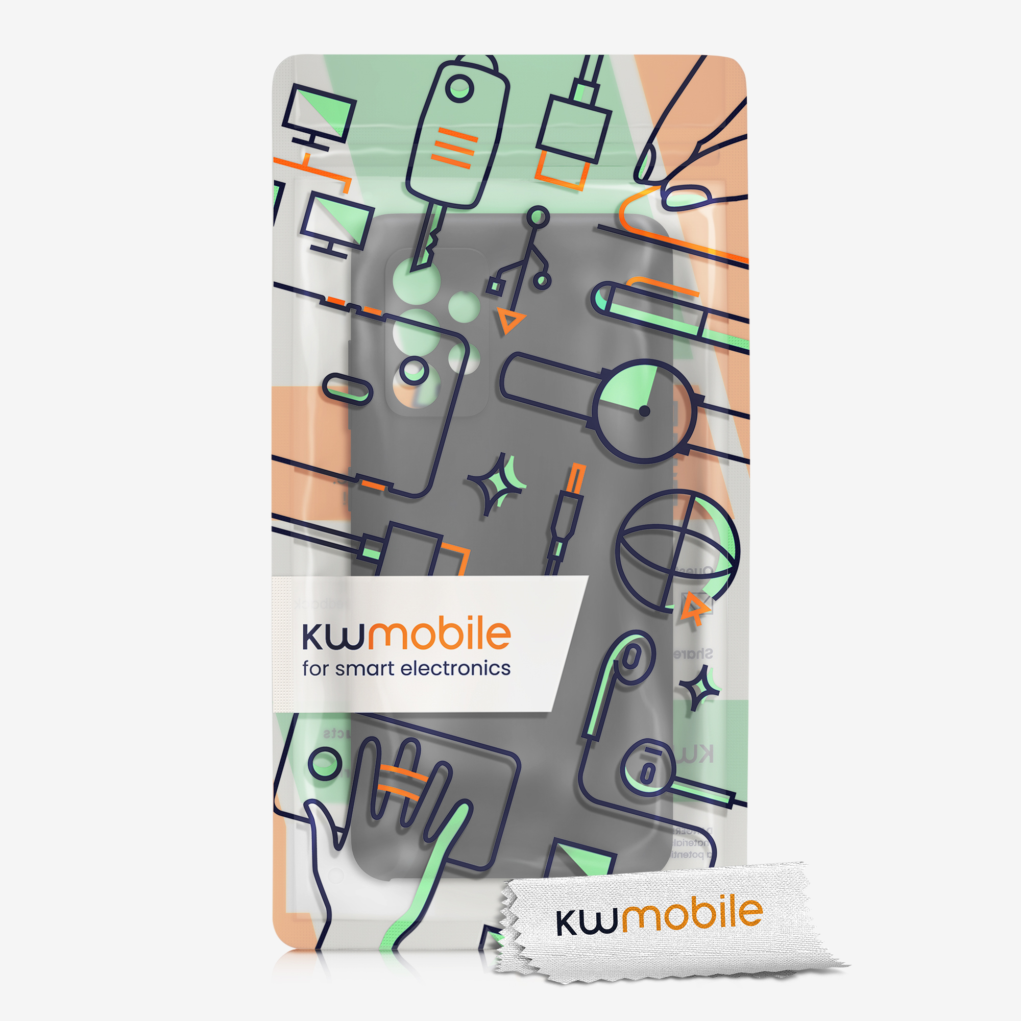 Kryt na mobil Samsung Galaxy A52 / A52 5G / A52s 5G kwmobile TPU Černá