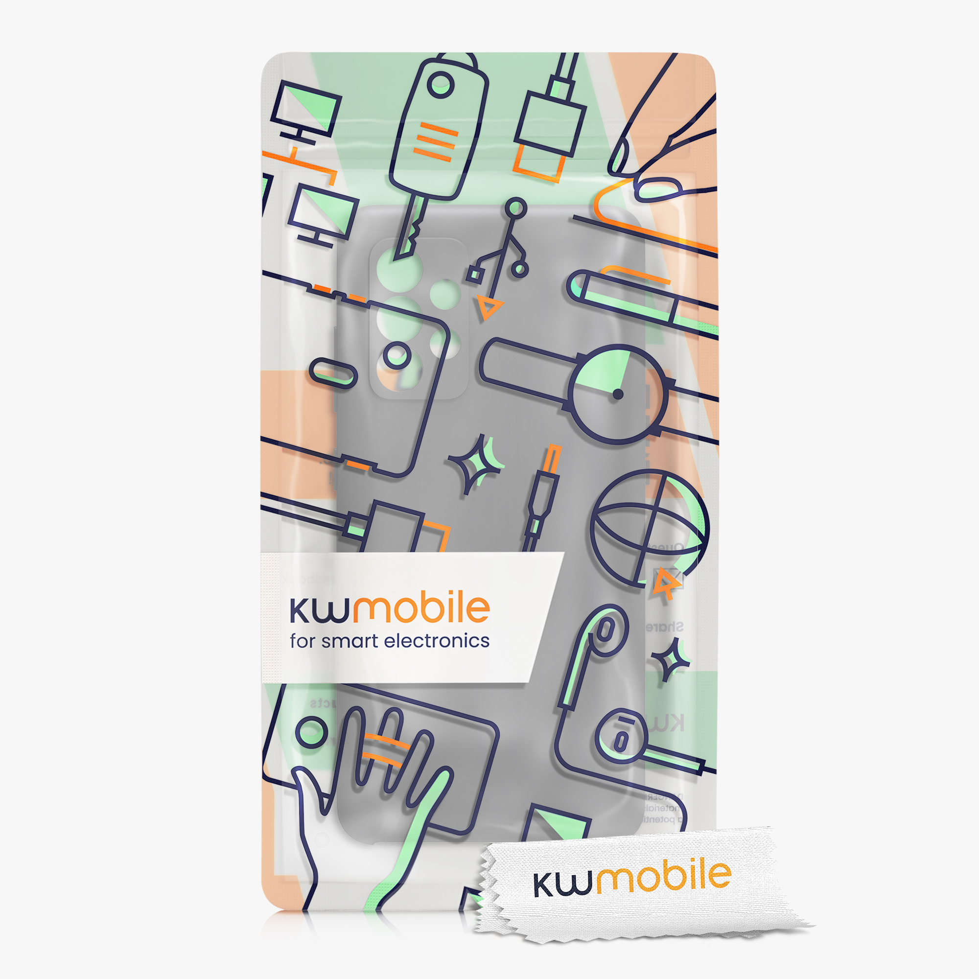 Kryt na mobil Samsung Galaxy A52 / A52 5G / A52s 5G kwmobile TPU Kamenný prach