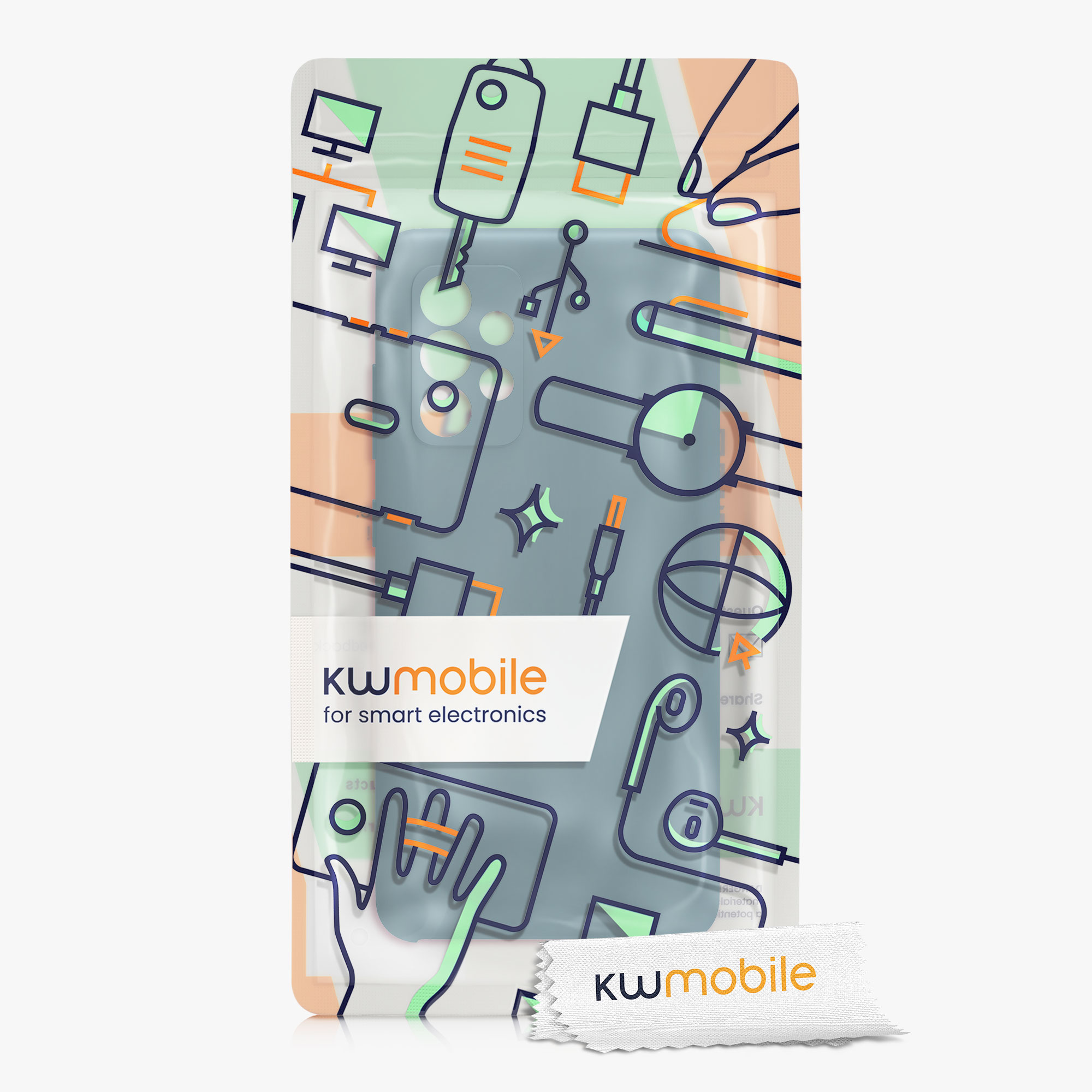 Kryt na mobil Samsung Galaxy A52 / A52 5G / A52s 5G kwmobile TPU Antický kámen