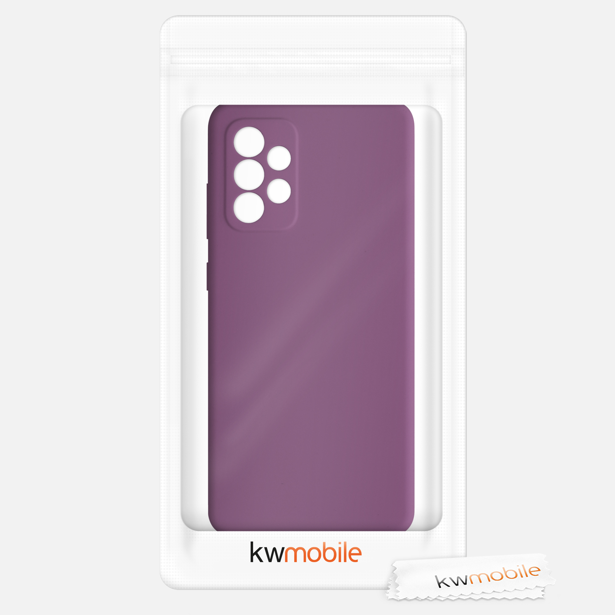 Kryt na mobil Samsung Galaxy A72 kwmobile TPU Magenta Purple
