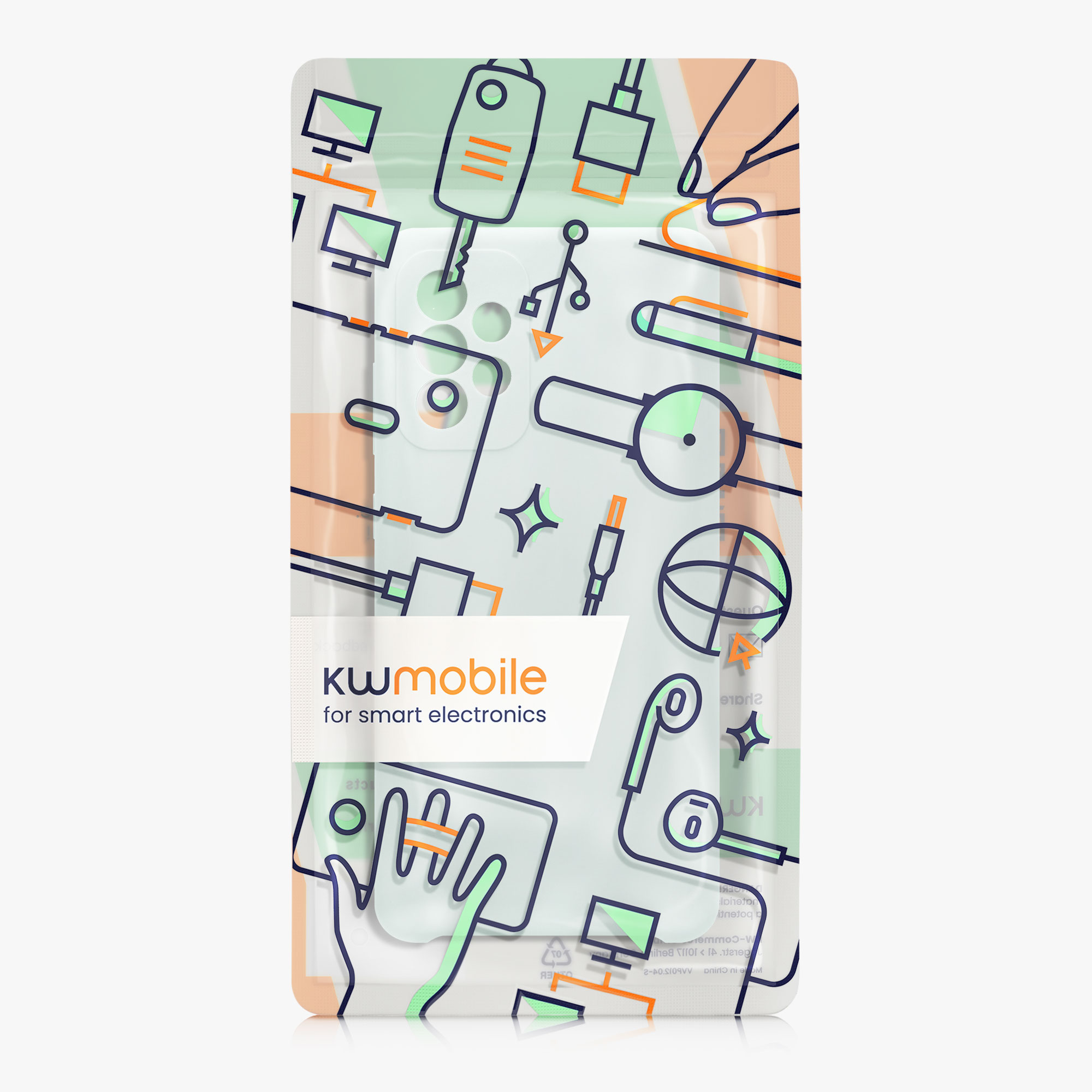 Kryt na mobil Samsung Galaxy A72 kwmobile TPU mintový