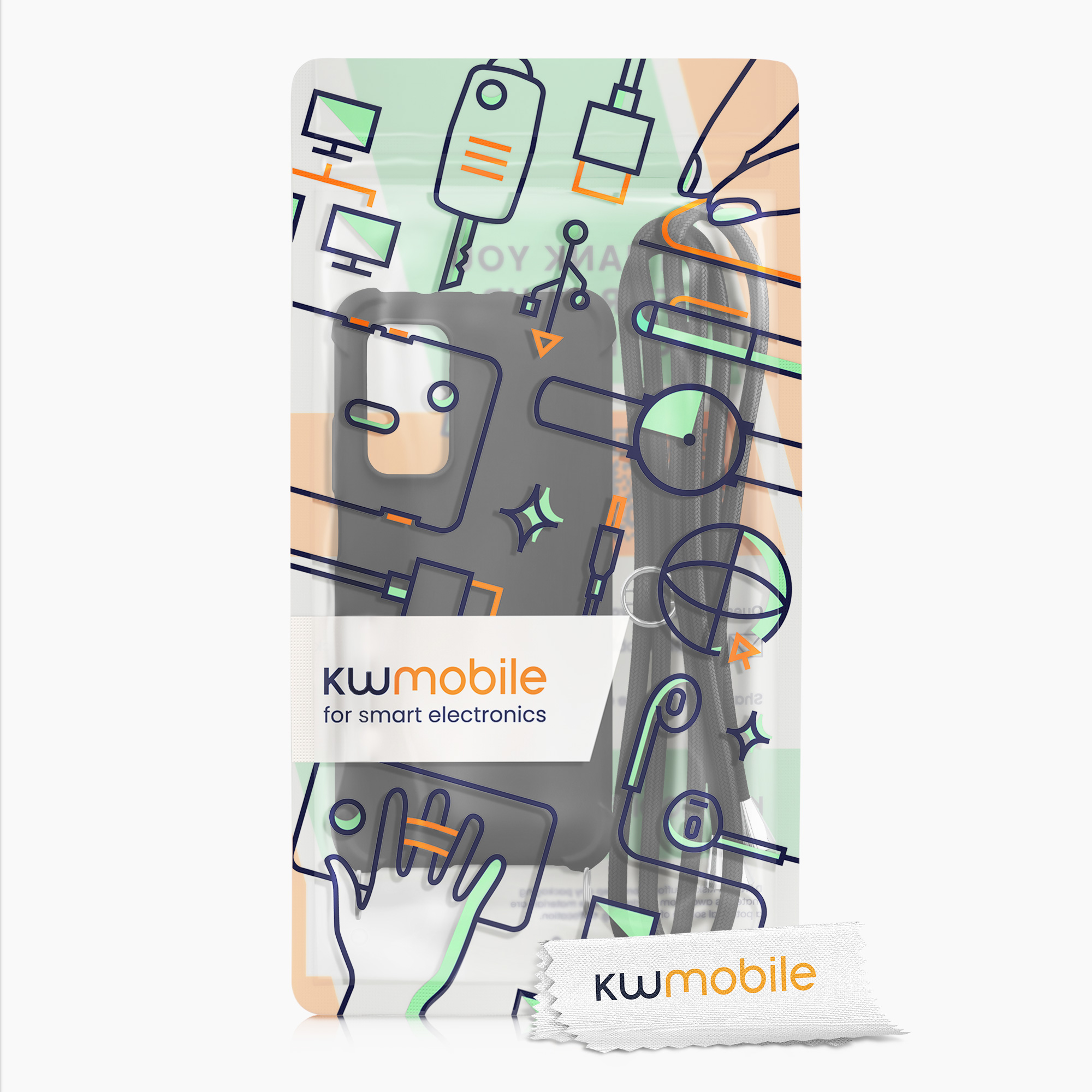 Crossbody kryt kwmobile Xiaomi Mi 10T / Mi 10T Pro, černá