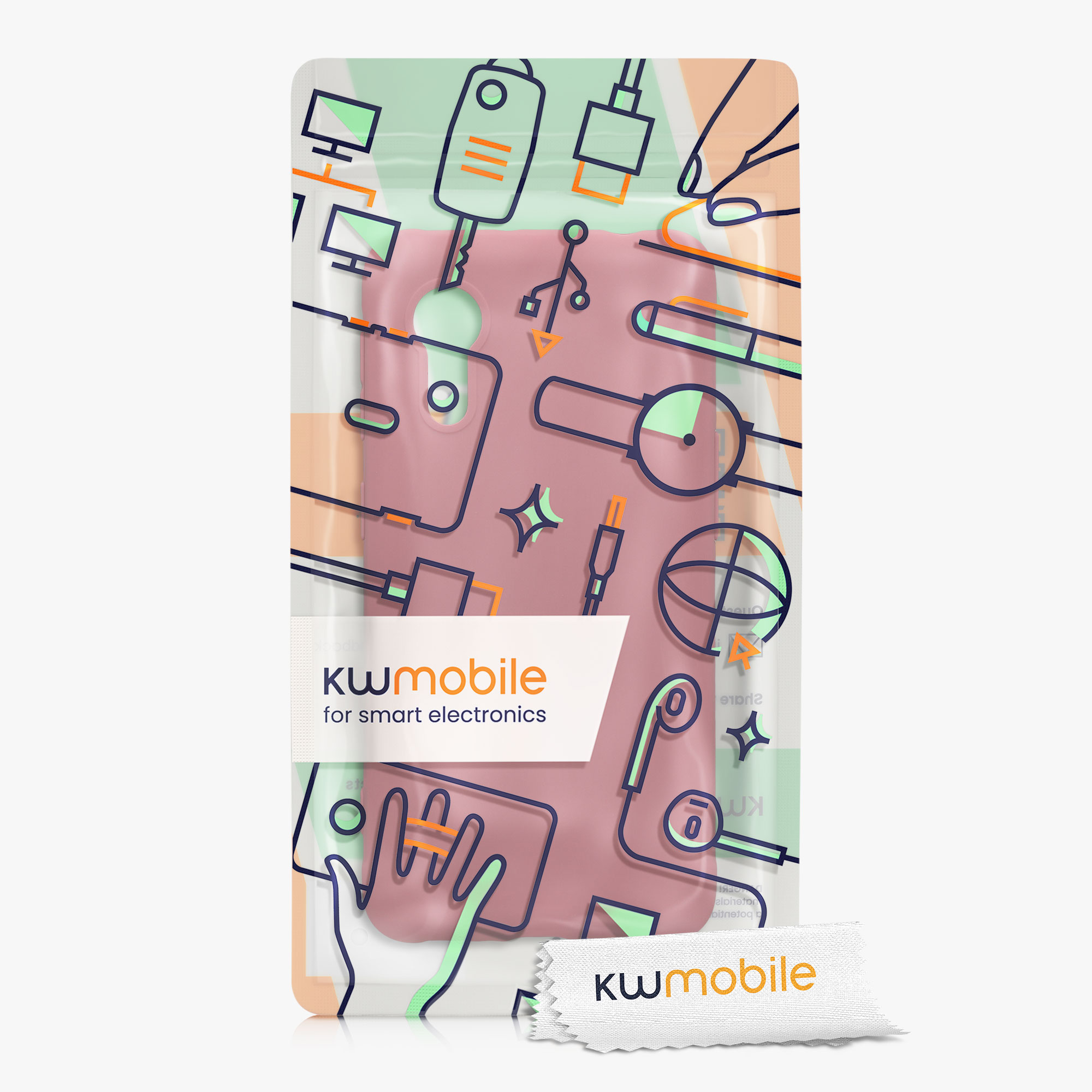 Kryt kwmobile pro Samsung Galaxy Xcover 5 - tmavě růžová