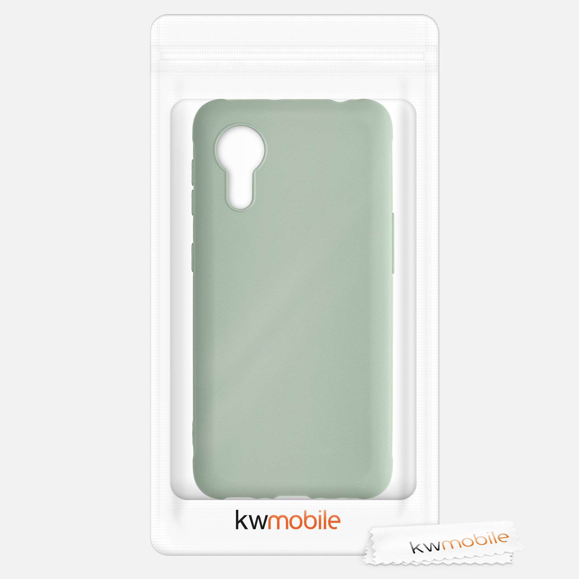 Kryt kwmobile pro Samsung Galaxy Xcover 5 - šedozelená