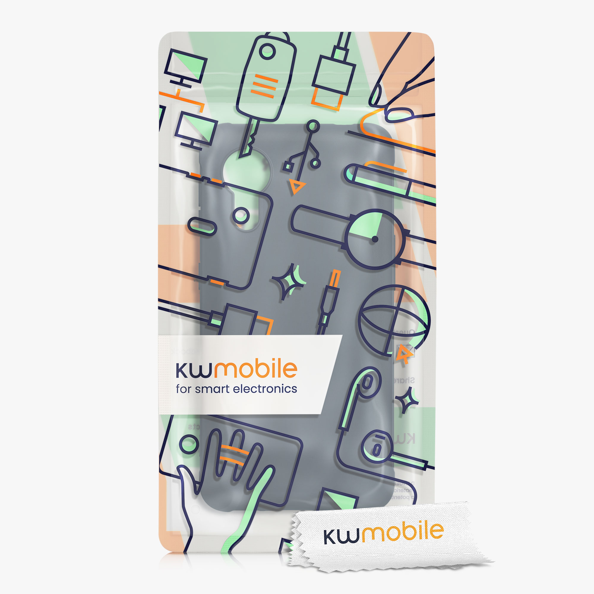 Kryt kwmobile pro Samsung Galaxy Xcover 5 - tmavě břidlicová