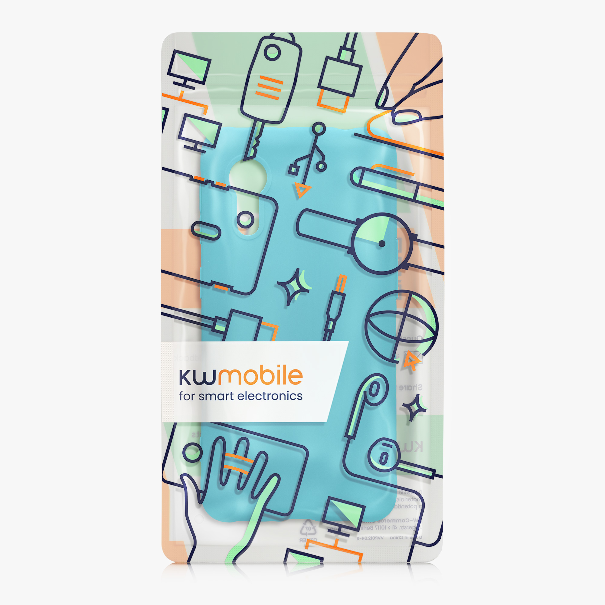 Kryt kwmobile pro Samsung Galaxy Xcover 5 - ledově modrá