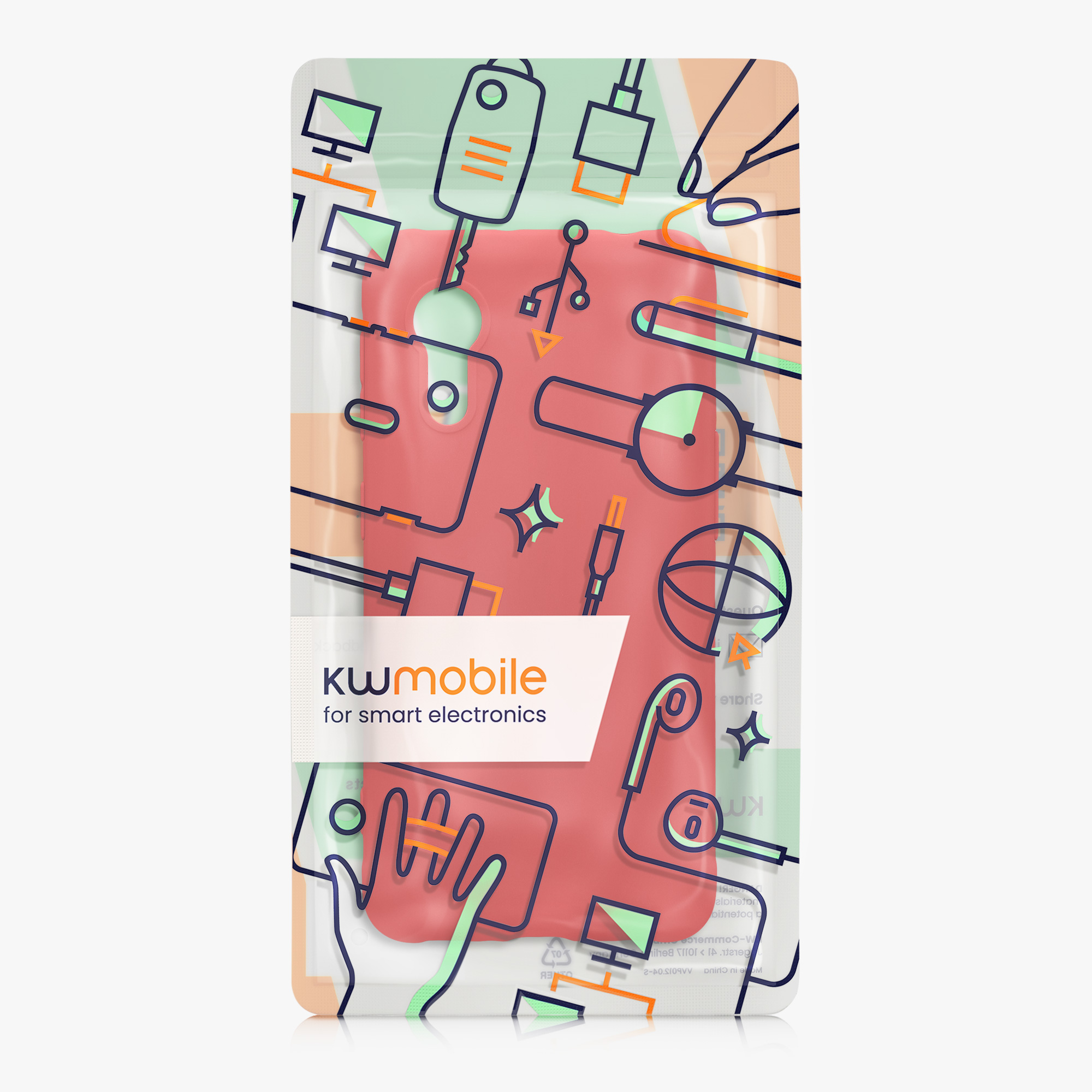 Kryt kwmobile pro Samsung Galaxy Xcover 5 - klasicky červená