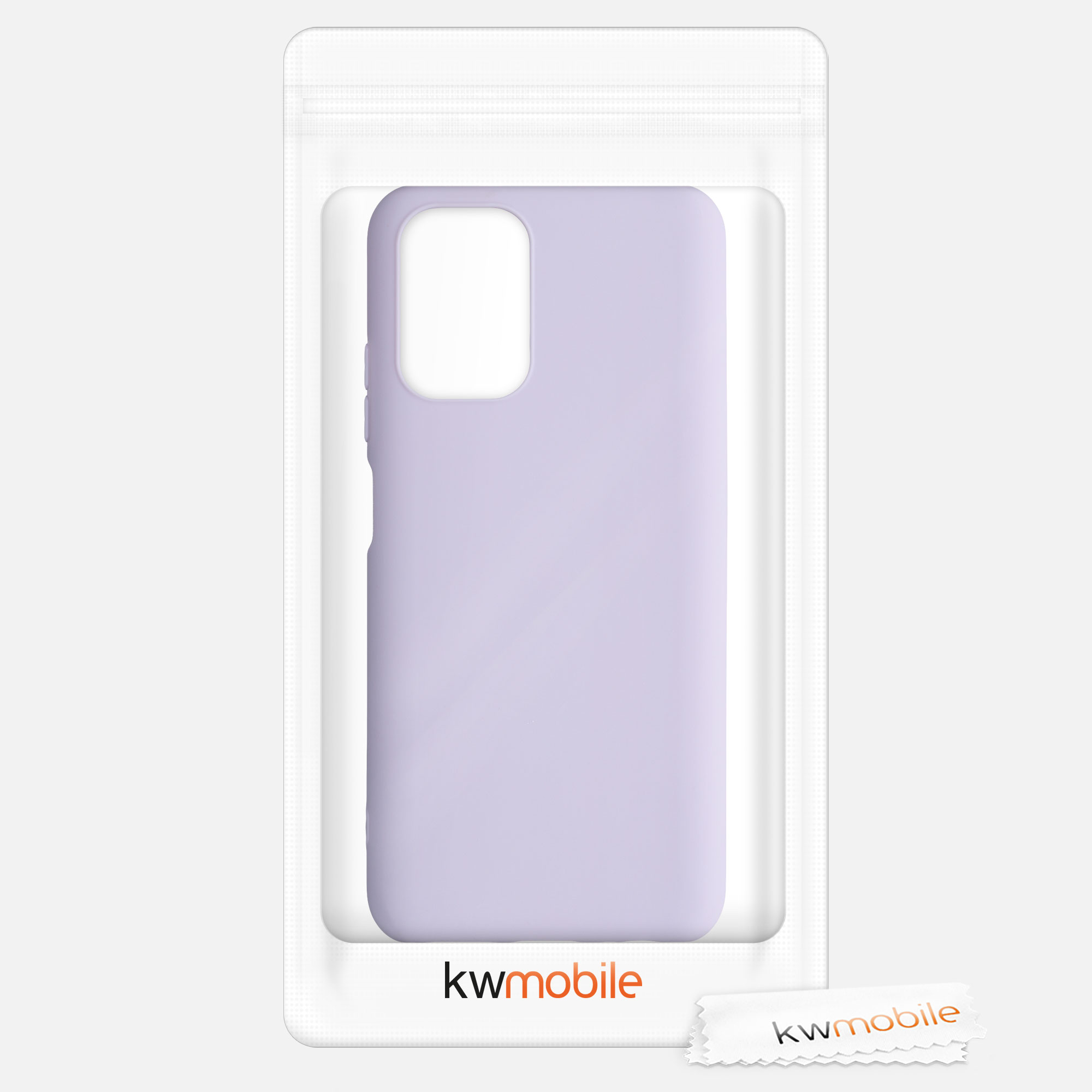 Kryt Xiaomi Redmi Note 10 silikonový TPU levandulová kwmobile