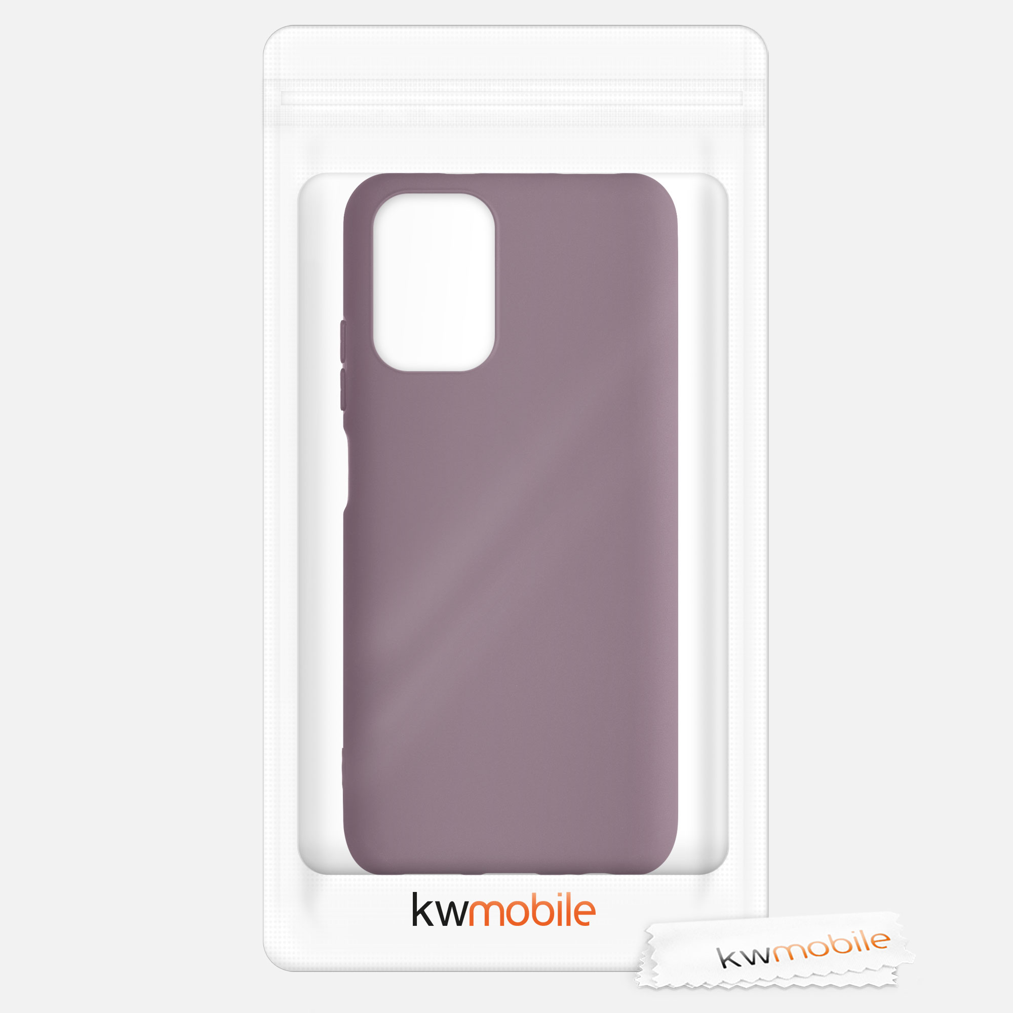 Kryt Xiaomi Redmi Note 10 silikonový TPU fialová kwmobile