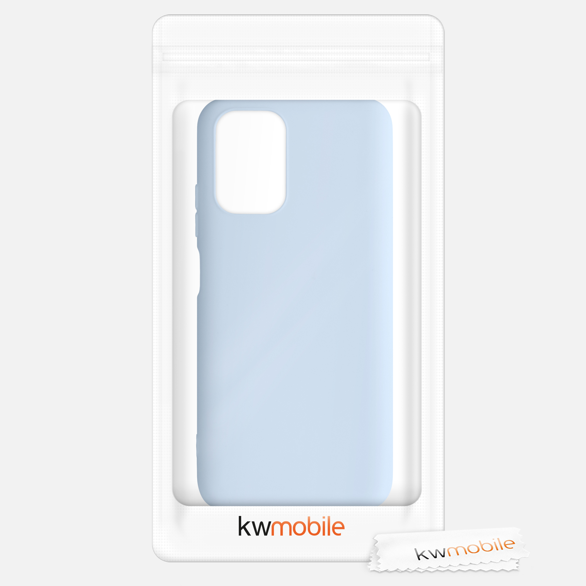 Kryt Xiaomi Redmi Note 10 silikonový TPU modrá kwmobile