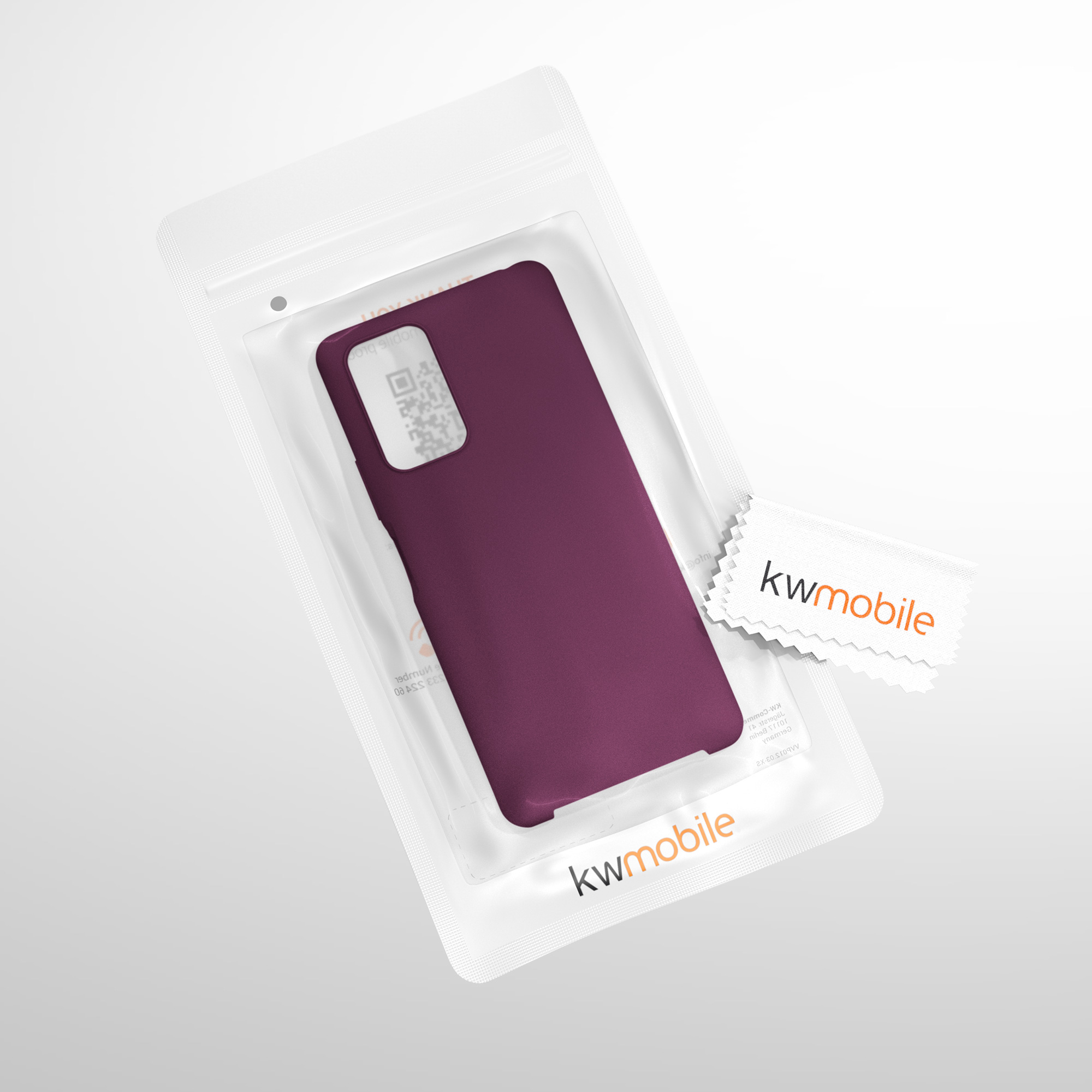 Kryt Xiaomi Redmi Note 10 Pro silikonový TPU červená kwmobile