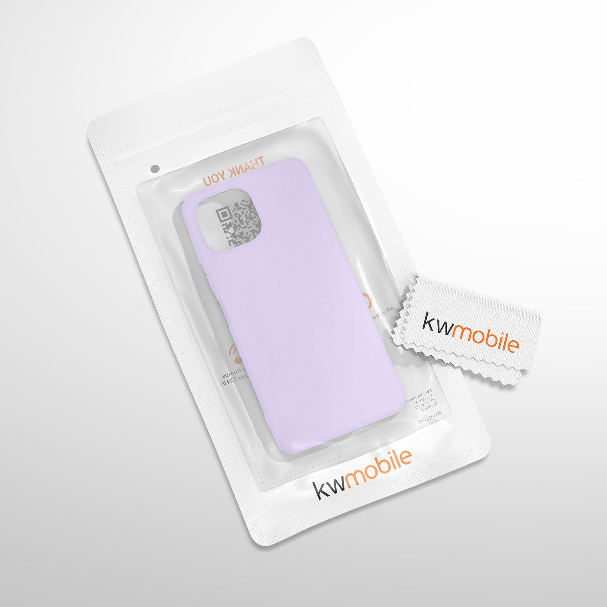 Kryt na mobil Xiaomi 11 Lite NE kwmobile TPU levandulový