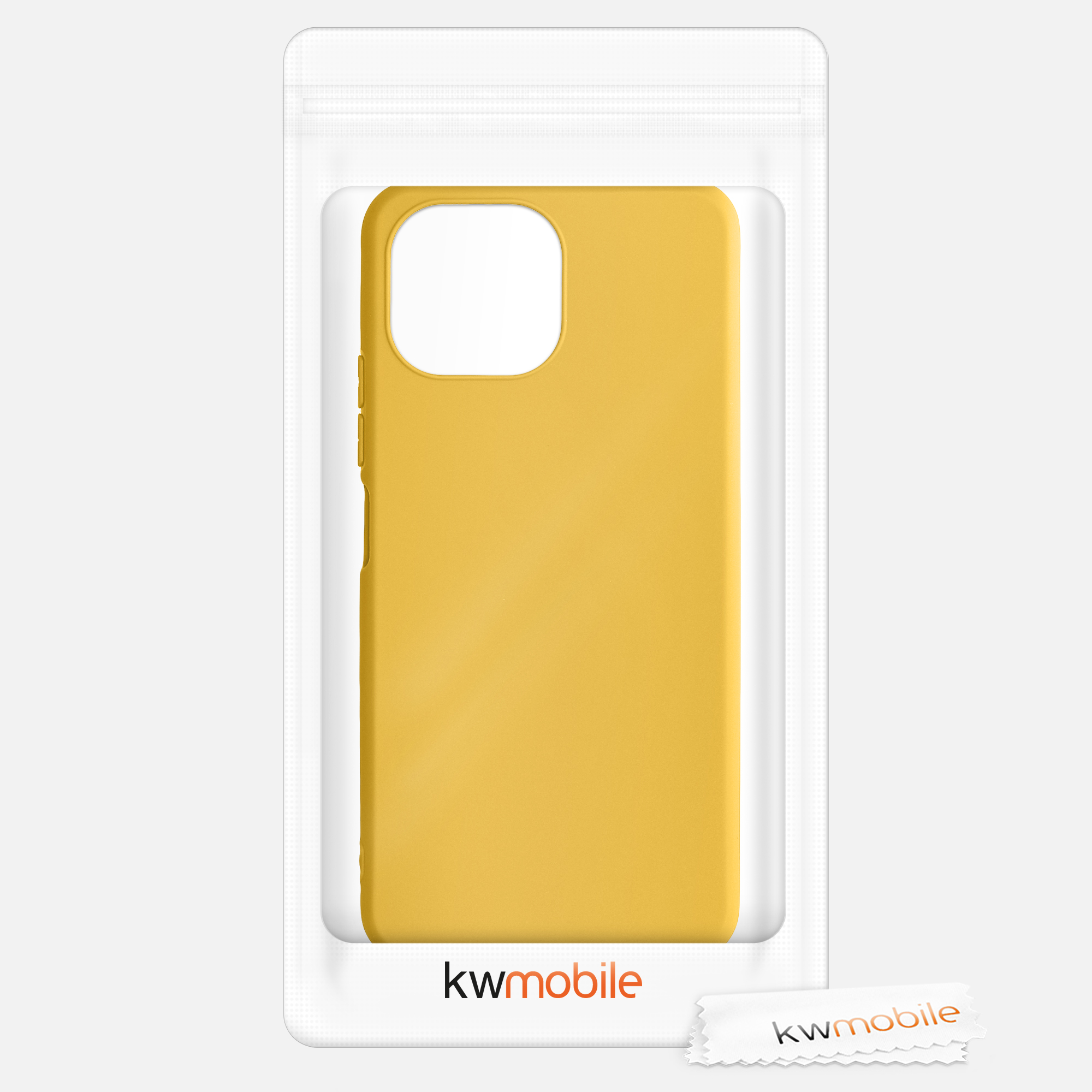 Kryt na mobil Xiaomi 11 Lite NE kwmobile TPU medová žlutý