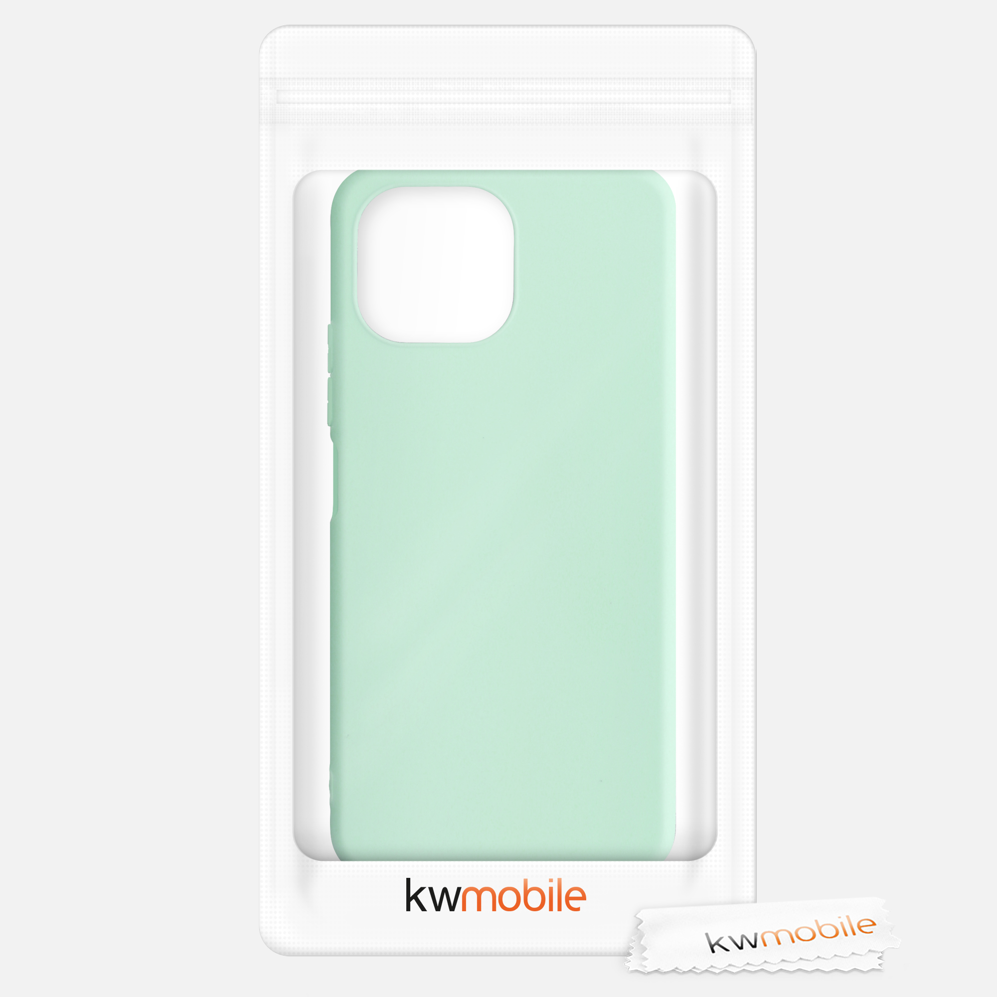 Kryt na mobil Xiaomi 11 Lite NE kwmobile TPU matně mátový