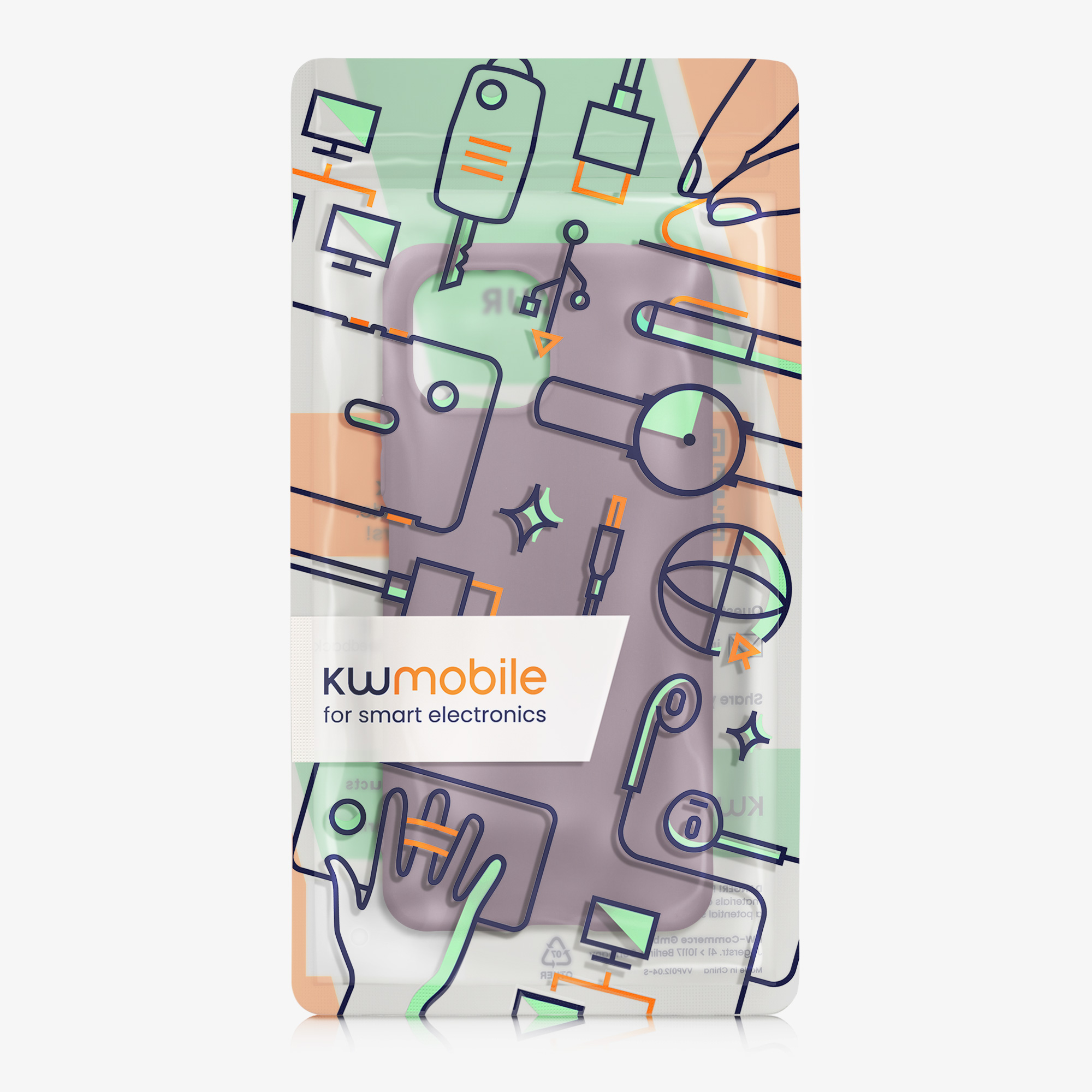 Kryt na mobil Xiaomi 11 Lite NE kwmobile TPU světle fialový