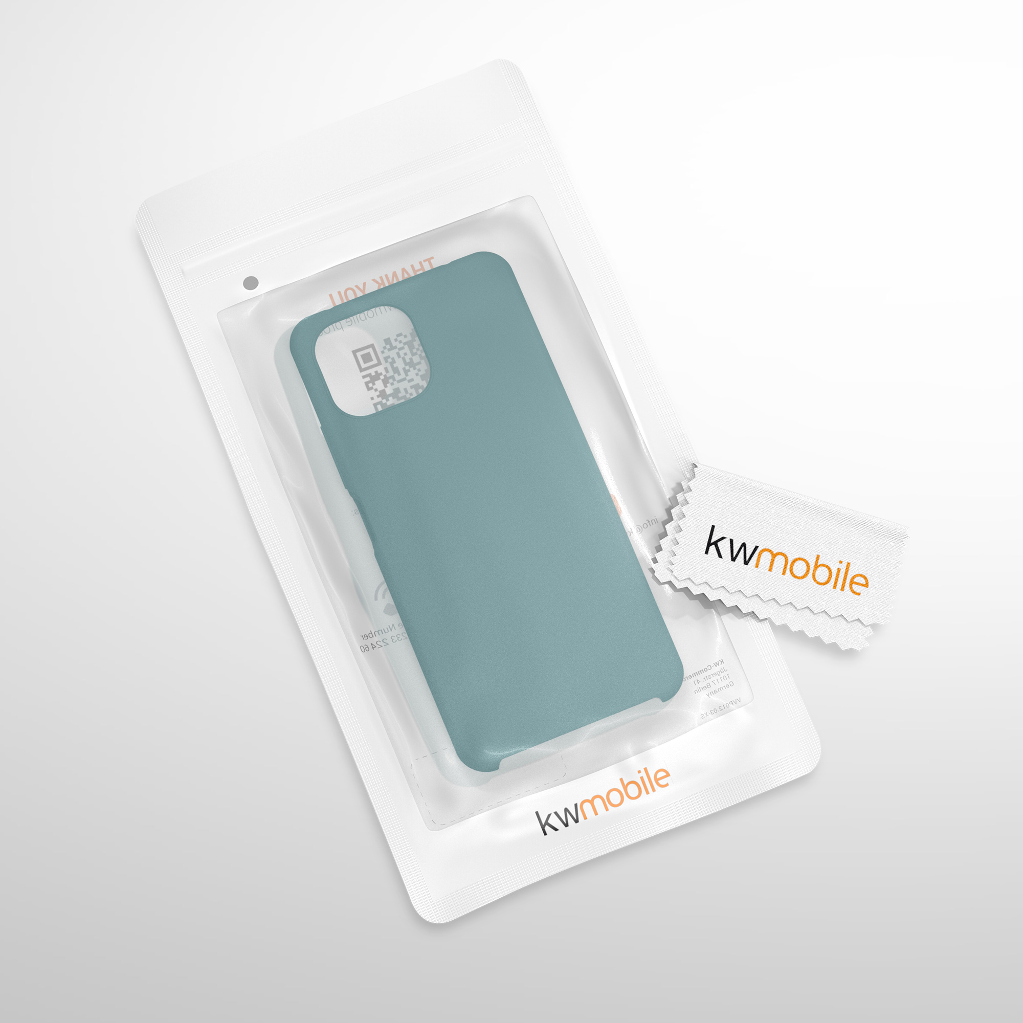 Kryt na mobil Xiaomi 11 Lite NE kwmobile TPU arktická noc