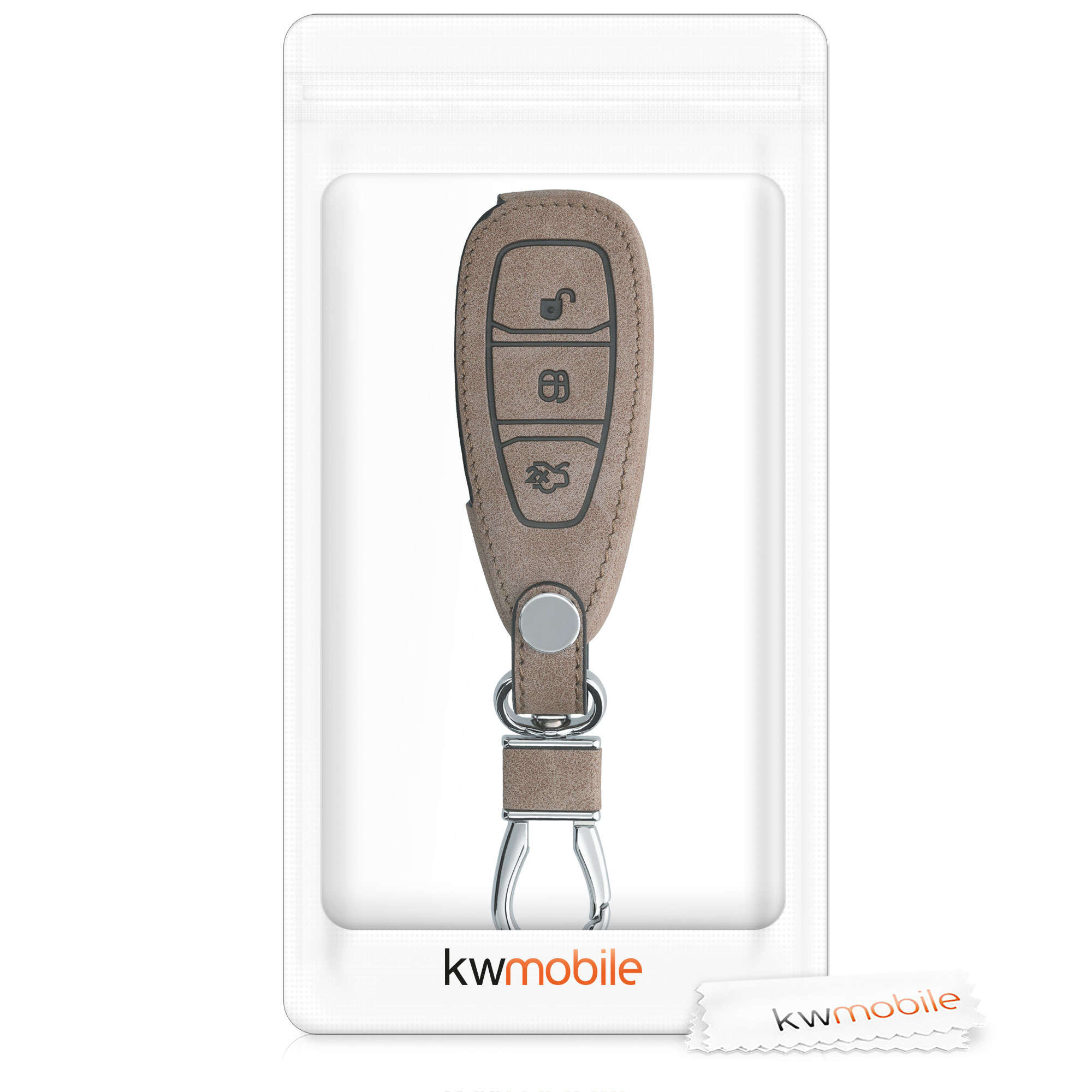 Kryt klíče Ford 3 tlačítka Keyless Go kwmobile navigational compa