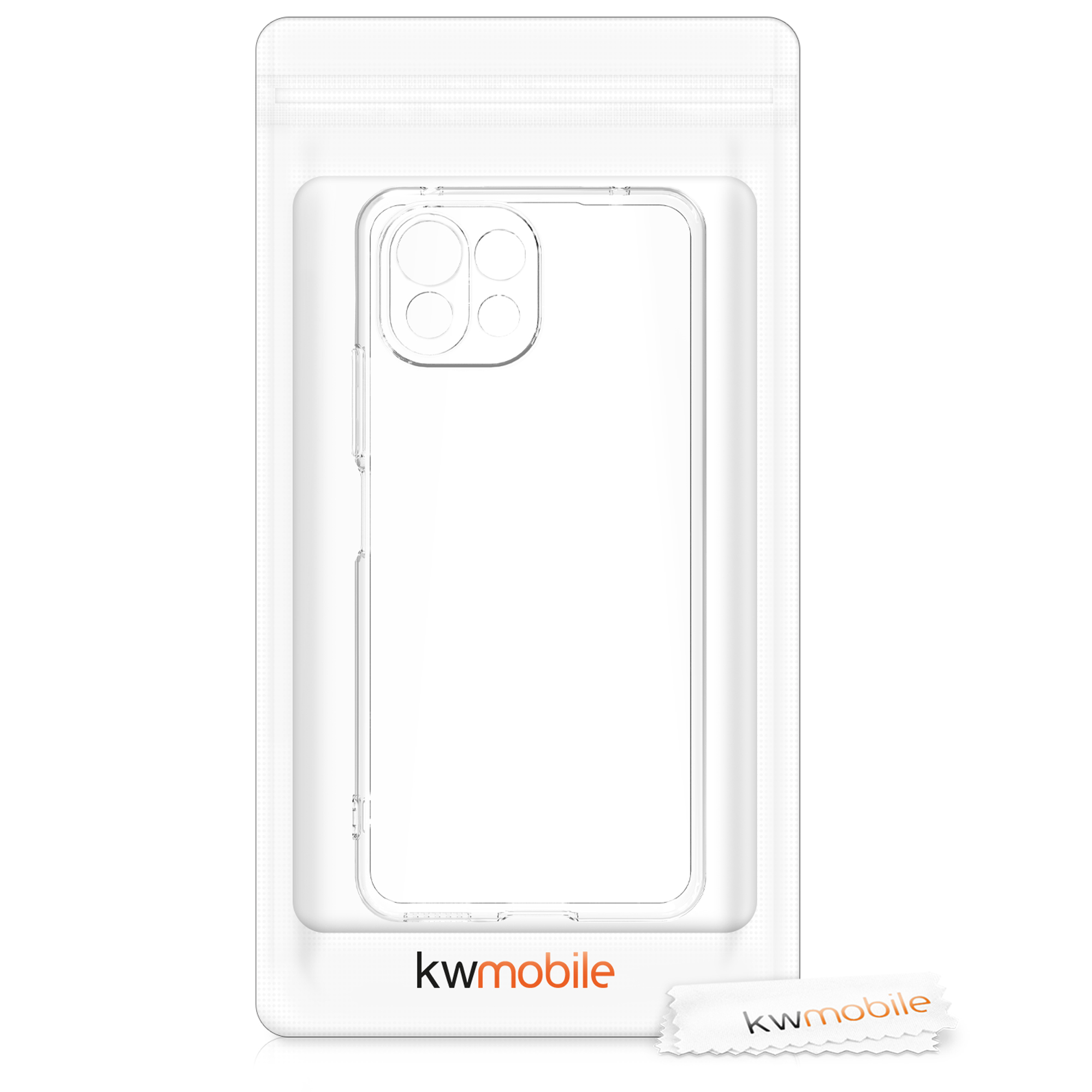 Čirý kryt na mobil Xiaomi 11 Lite NE kwmobile TPU