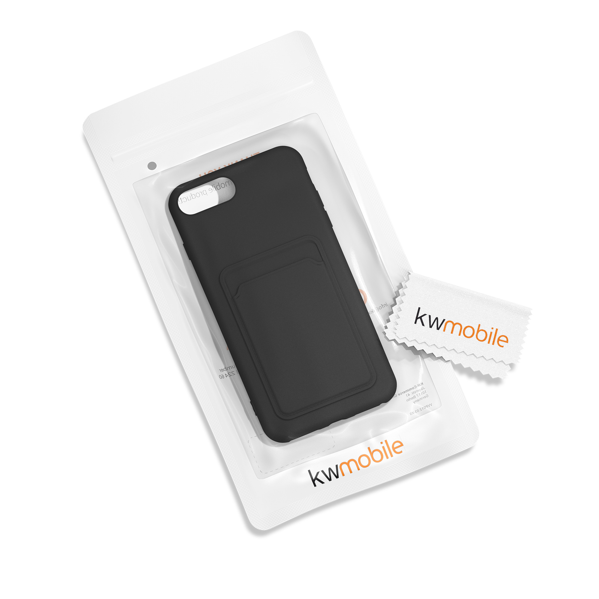 Silikonový kryt kwmobile pro Apple iPhone 7 Plus / iPhone 8 Plus - černá