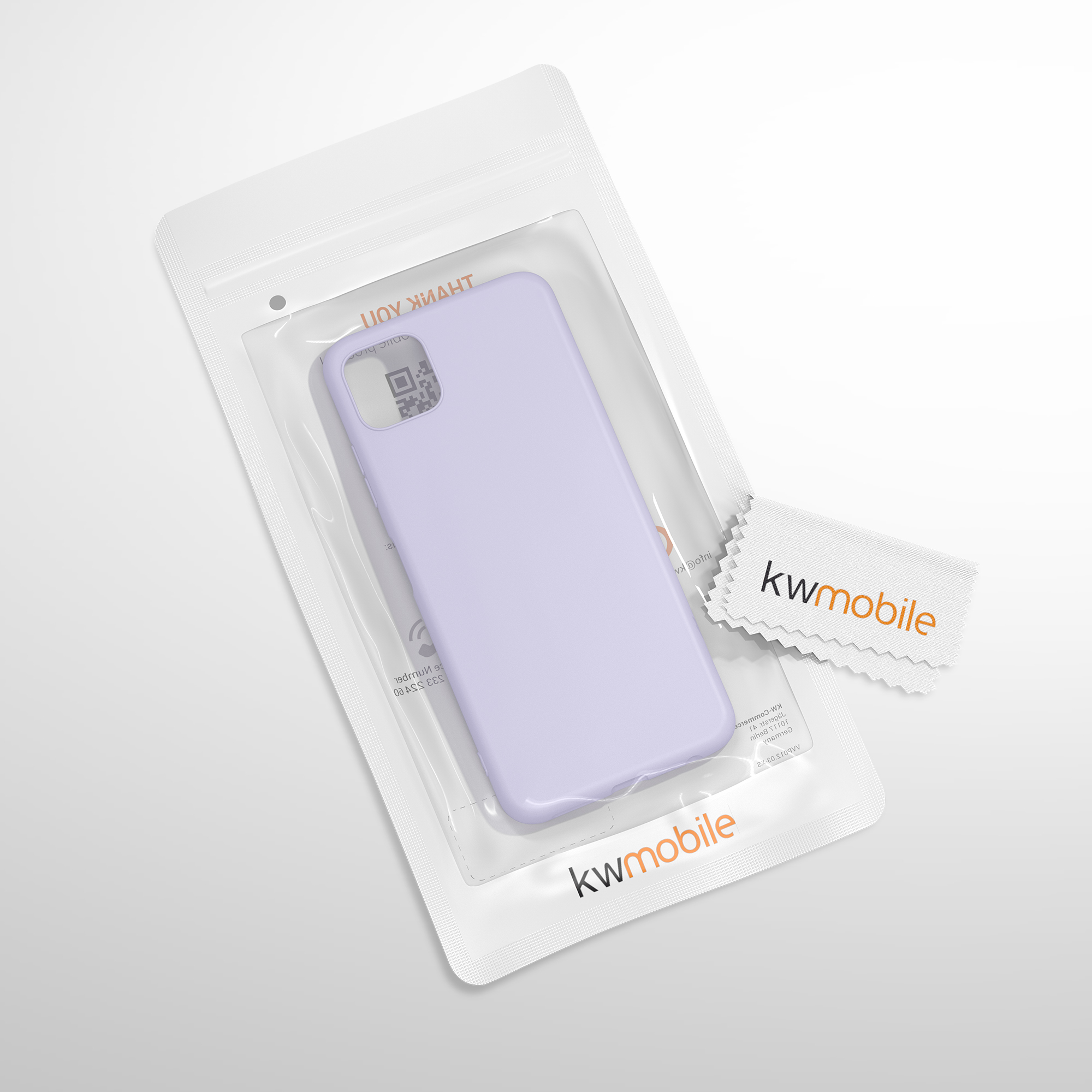 Kryt na mobil Samsung Galaxy A22 5G kwmobile TPU Levandulová