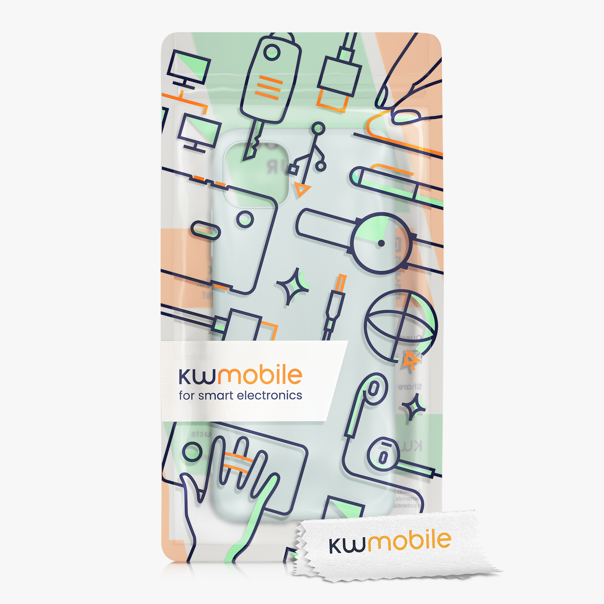 Kryt na mobil Samsung Galaxy A22 5G kwmobile TPU Chladná mátová