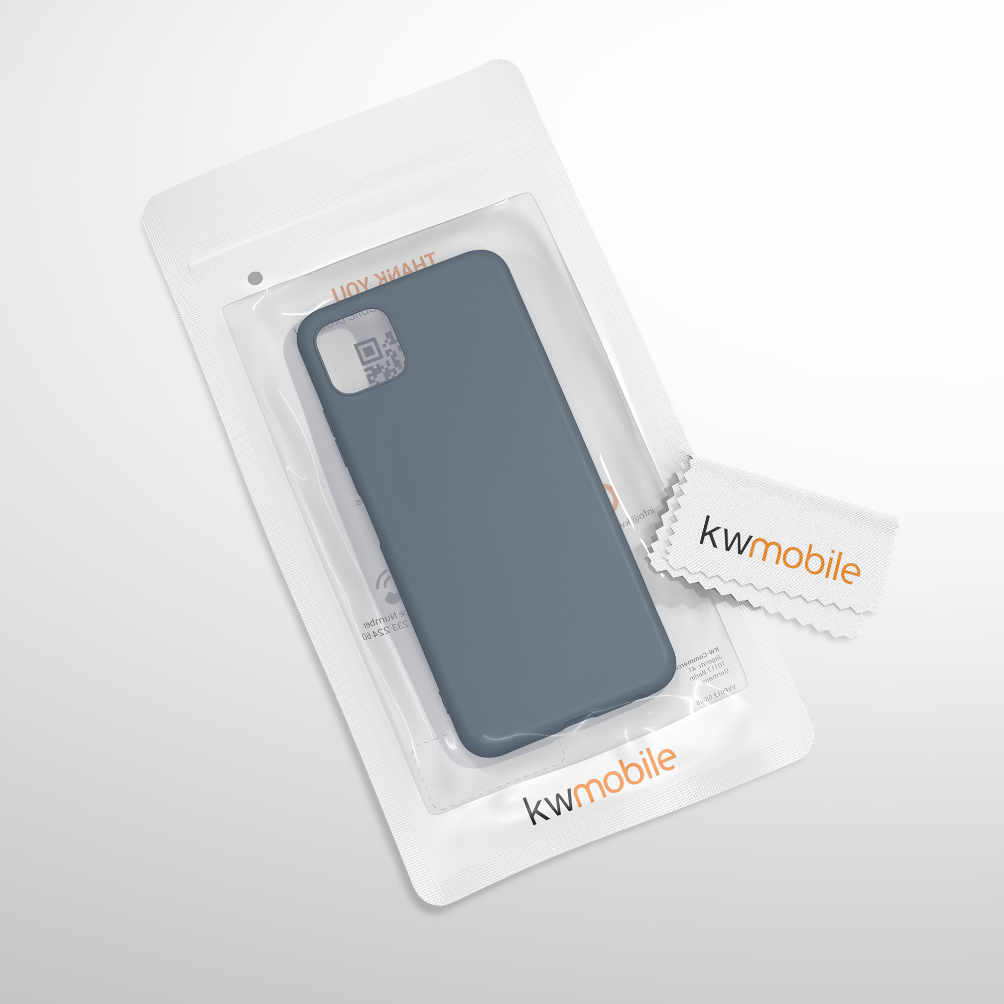 Kryt na mobil Samsung Galaxy A22 5G kwmobile TPU Tmavě břidlicová