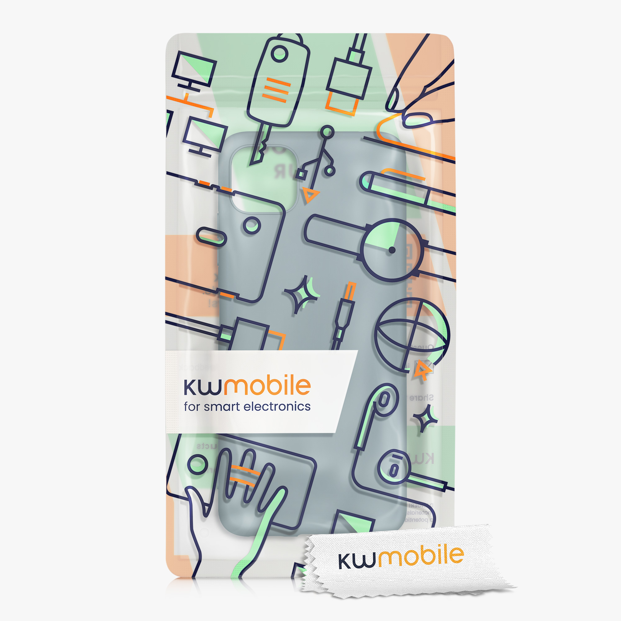 Kryt na mobil Samsung Galaxy A22 5G kwmobile TPU Arktická noc