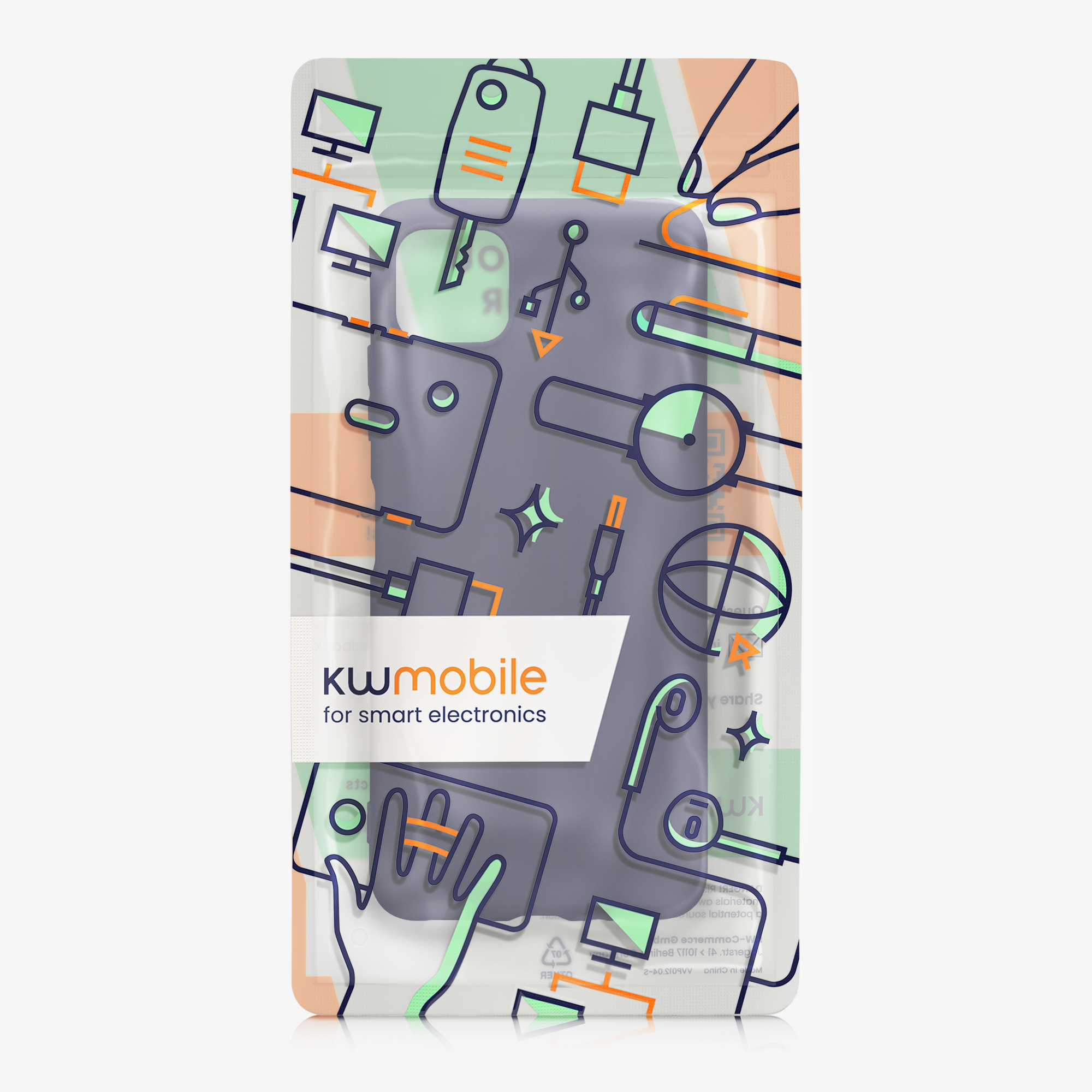 Kryt na mobil Samsung Galaxy A22 5G kwmobile TPU Hluboký oceán