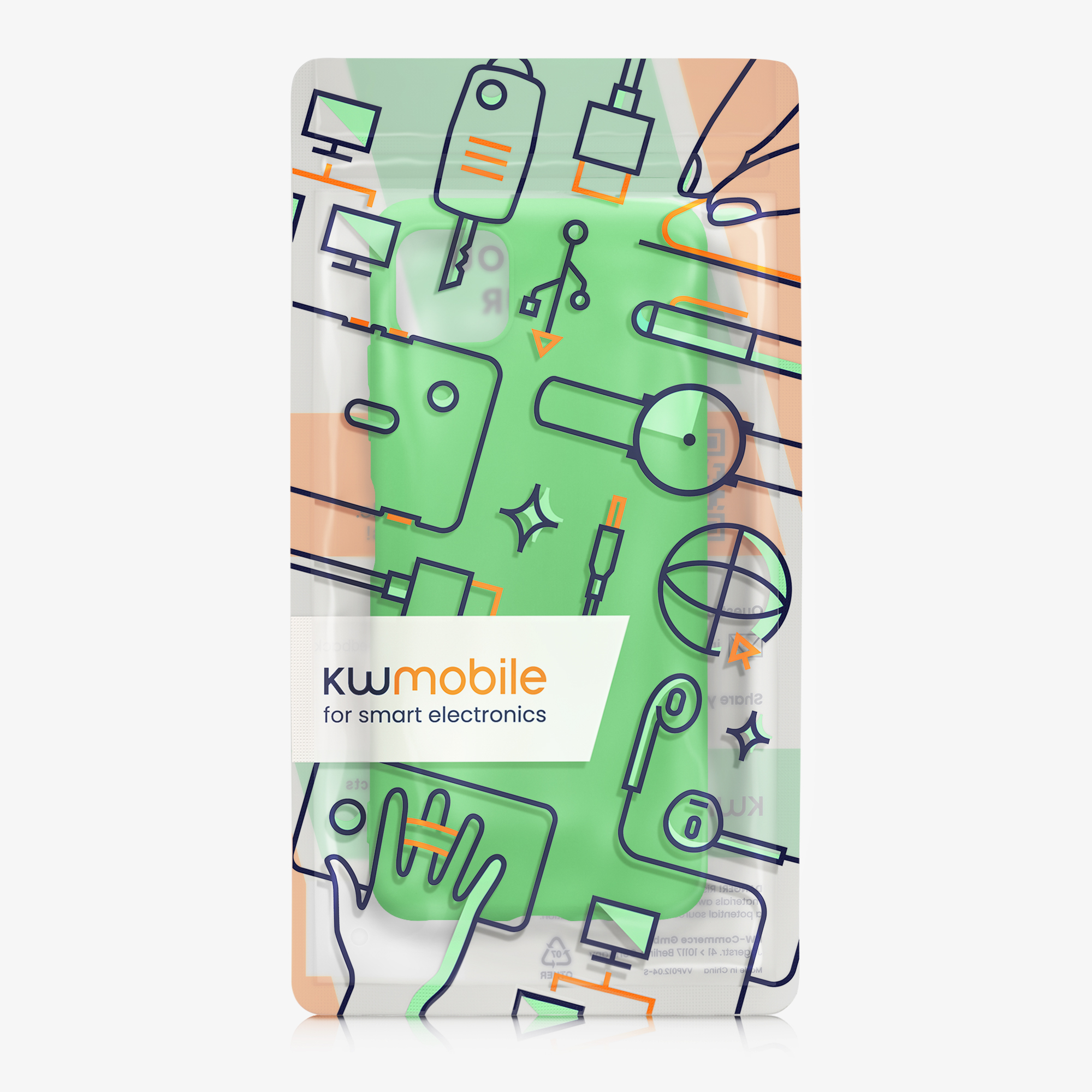 Kryt na mobil Samsung Galaxy A22 5G kwmobile TPU Neonová zelená