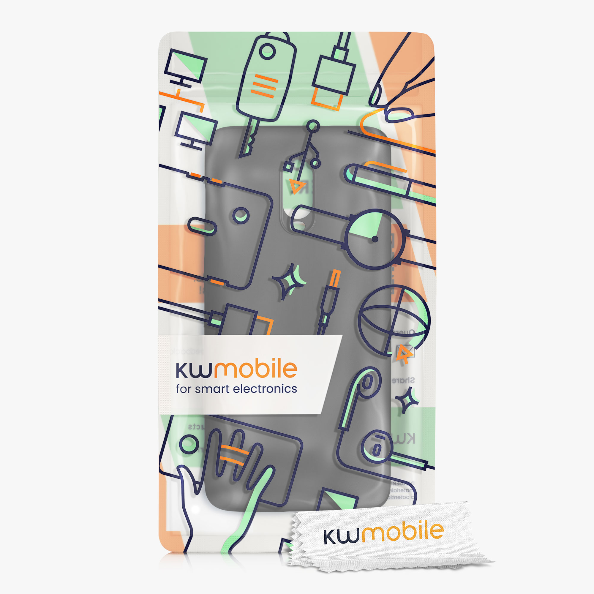 Kryt na mobil OnePlus 6T kwmobile TPU černá