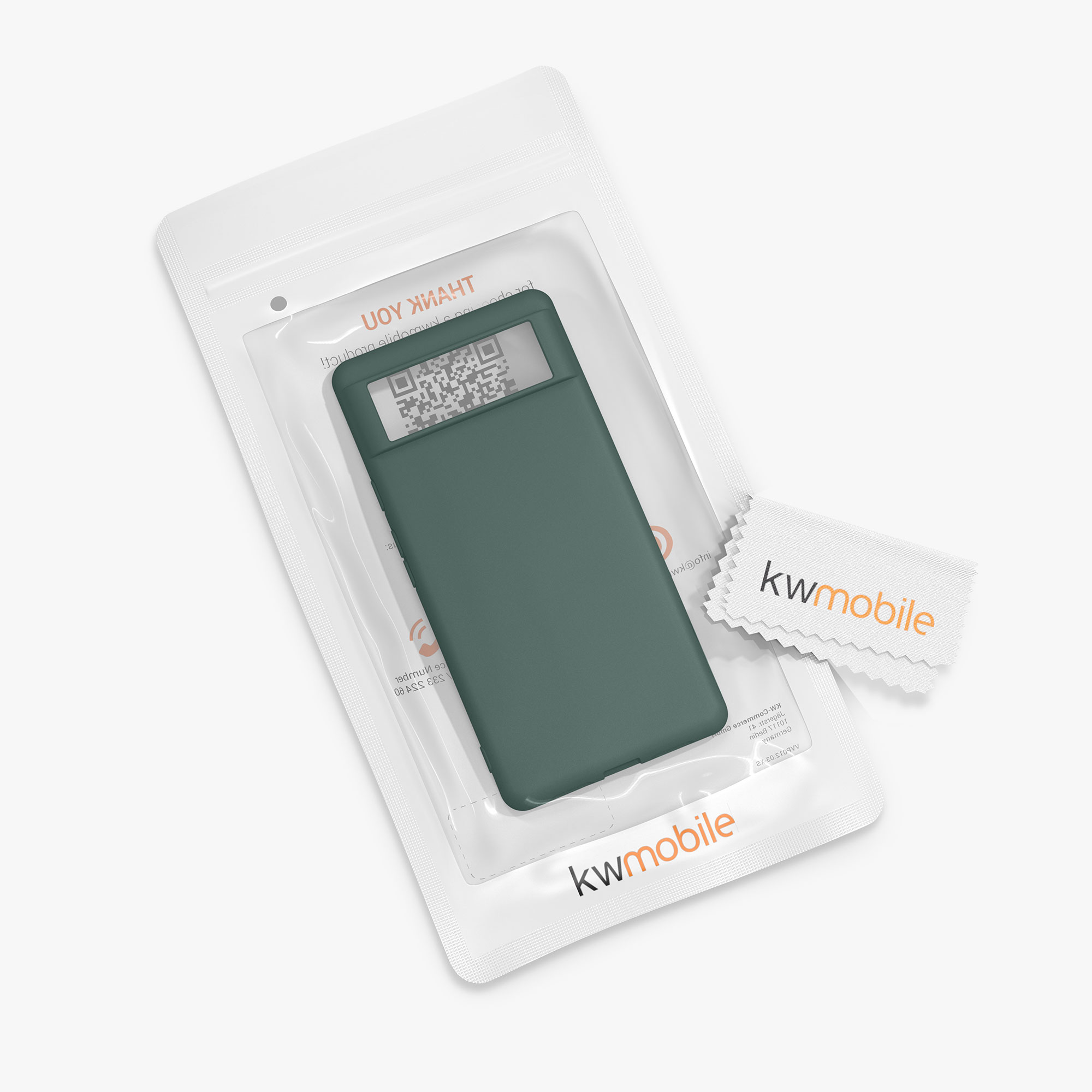 Zadní kryt kwmobile pro Google Pixel 6 - modrozelená