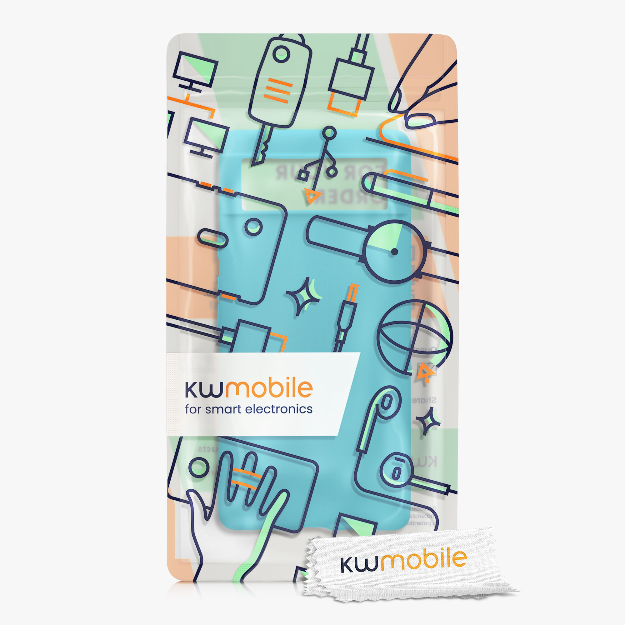Zadní kryt kwmobile pro Google Pixel 6 - ledově modrá