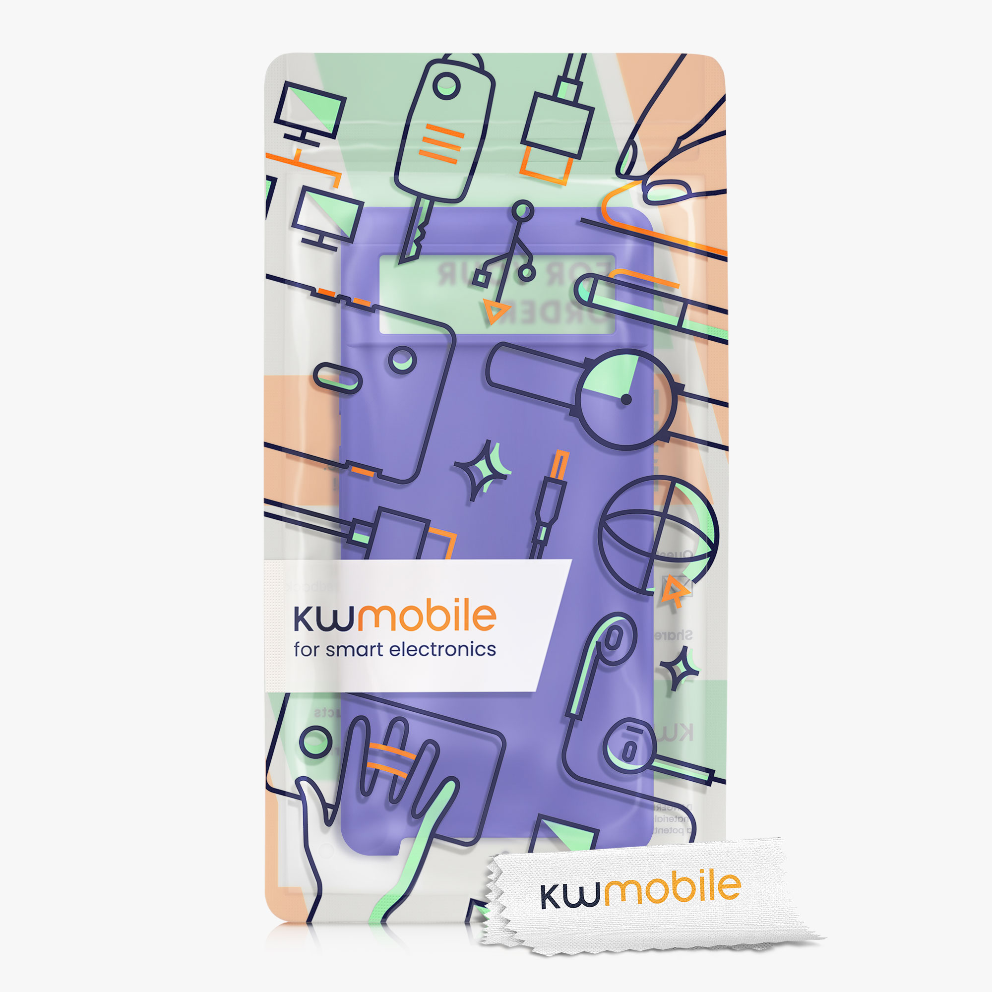 Silikonový kryt kwmobile pro Google Pixel 6 - modrá