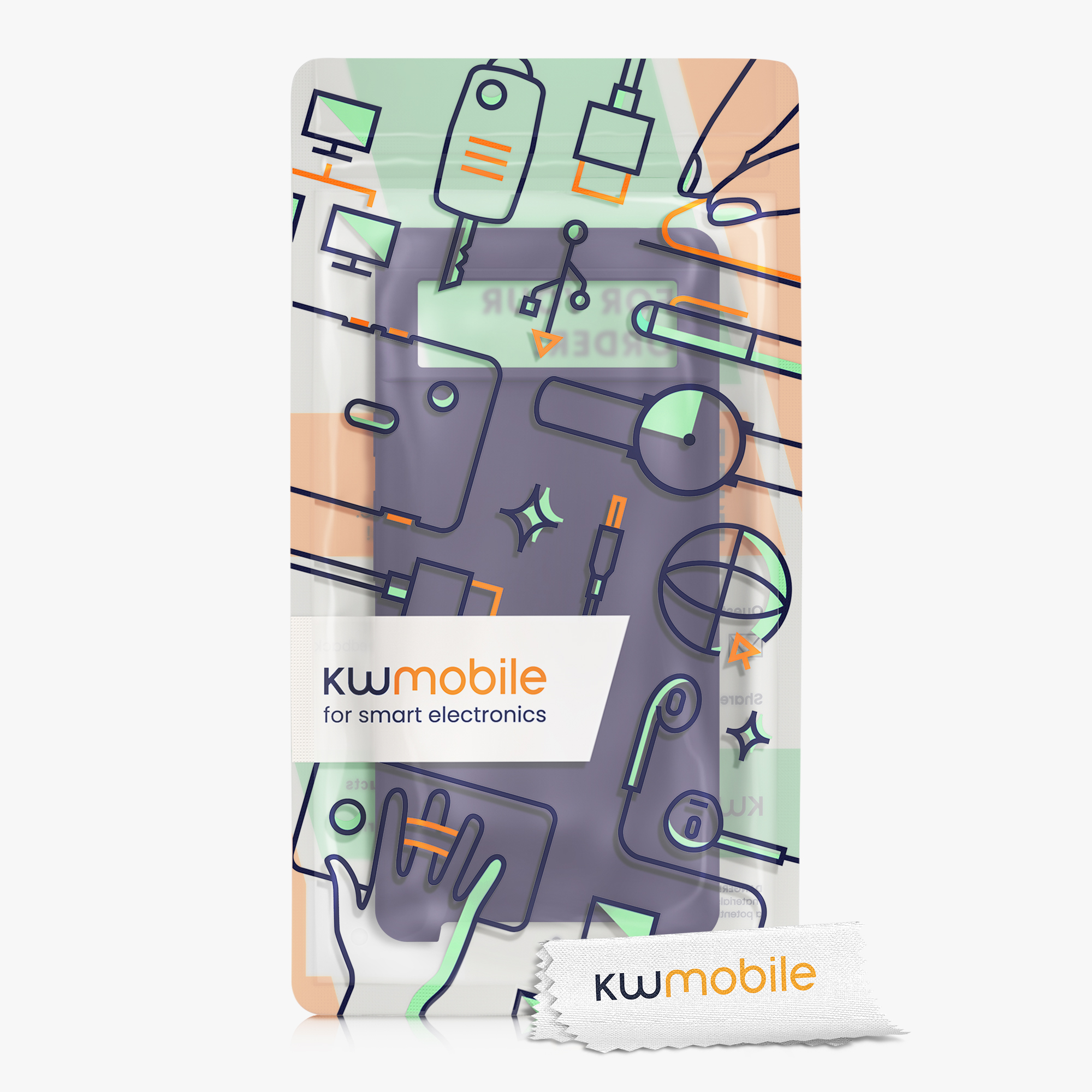 Silikonový kryt kwmobile pro Google Pixel 6 - modrá