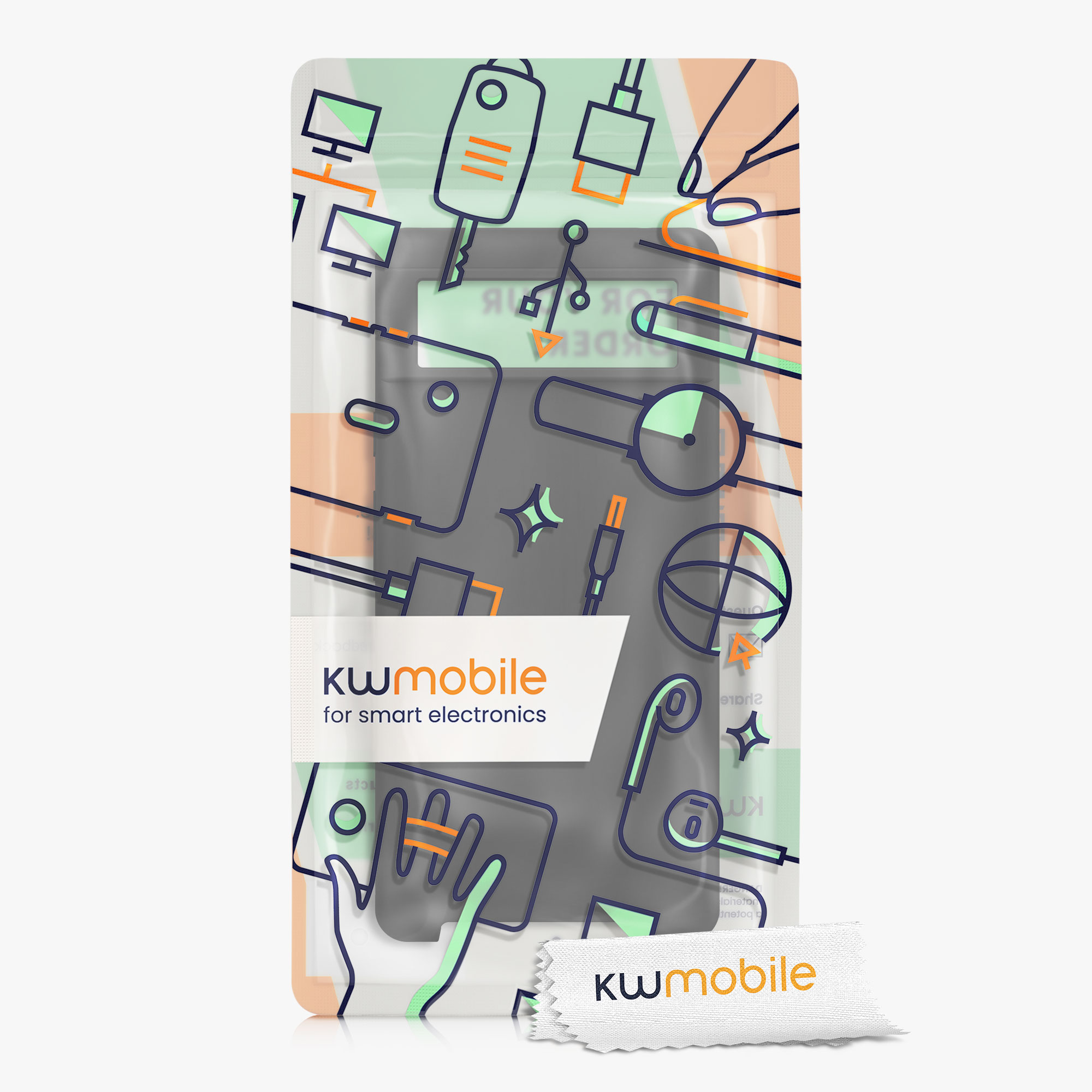 Silikonový kryt kwmobile pro Google Pixel 6 - černá matná