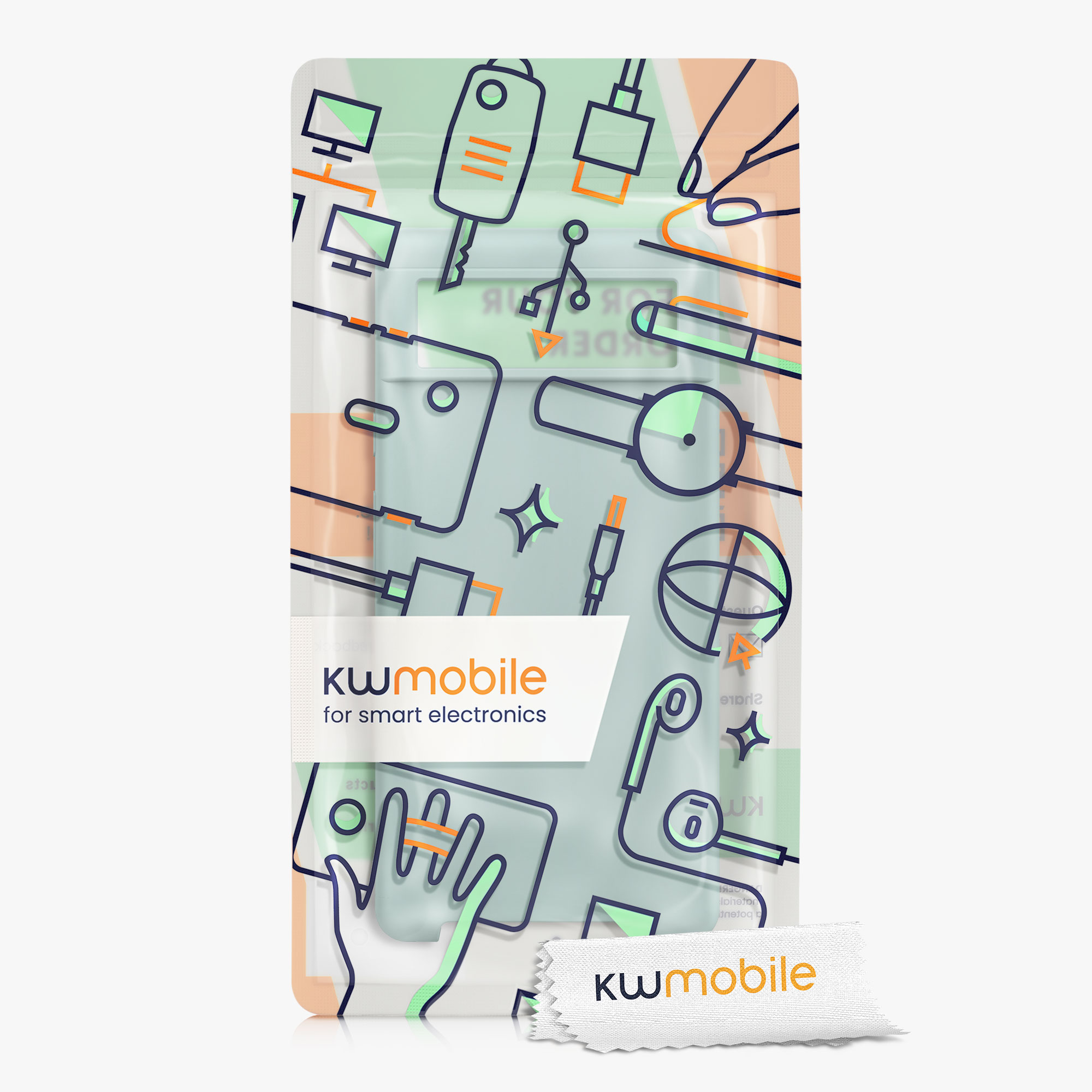 Zadní kryt kwmobile pro Google Pixel 6 - wireless charging mint matte