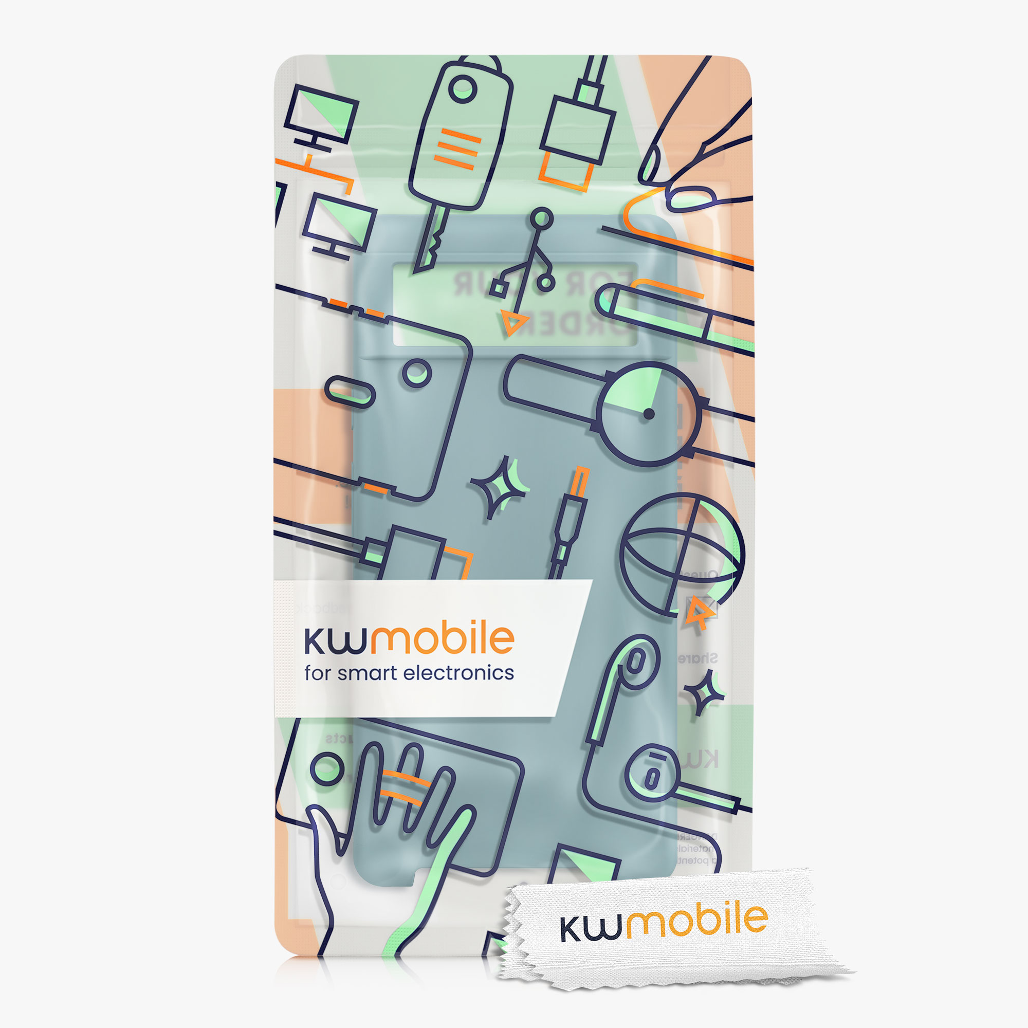 Zadní kryt kwmobile pro Google Pixel 6 - wireless charging antique stone