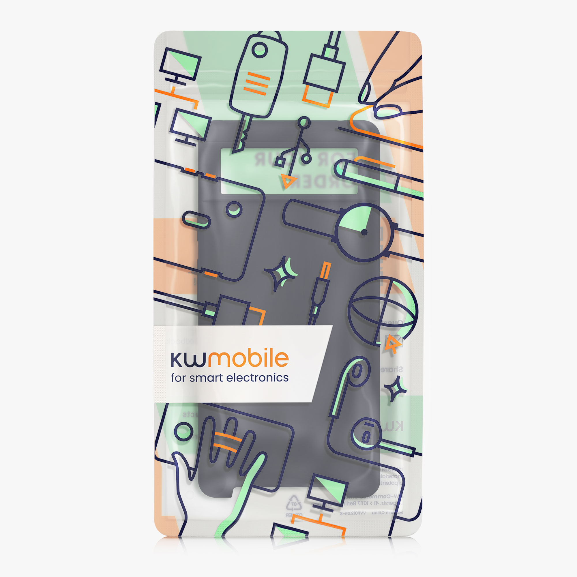 Zadní kryt kwmobile pro Google Pixel 6 - wireless charging deep ocean