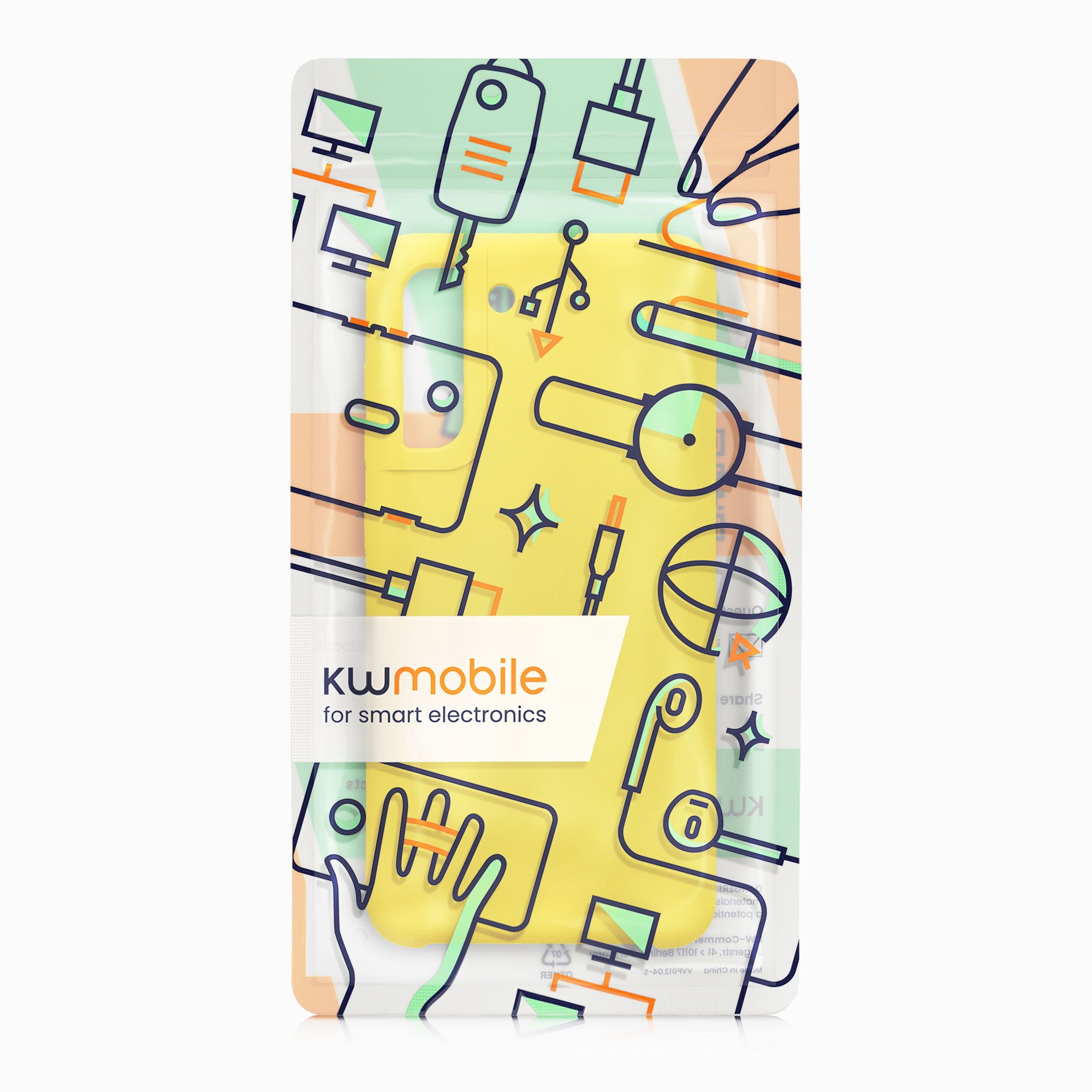 Kryt na mobil Galaxy S21 Fan Edition kwmobile zářivě žlutá